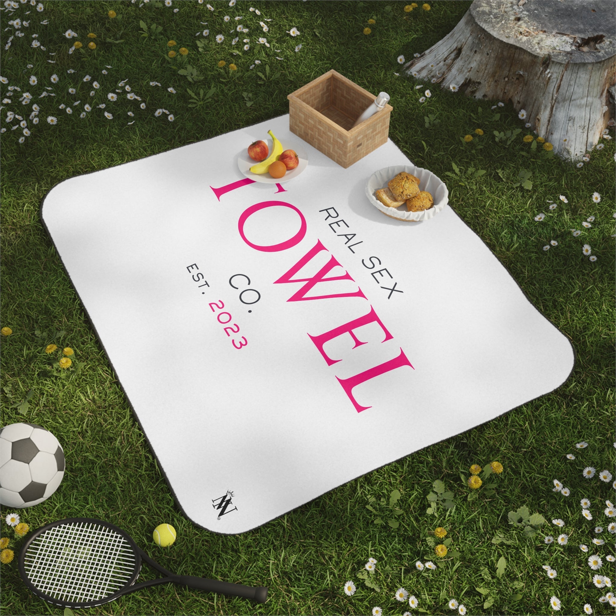 Real Sex Towel Co. Est 2023 | Mix Match Fun-Flirty Lovers’ Water-Resistant Blankets