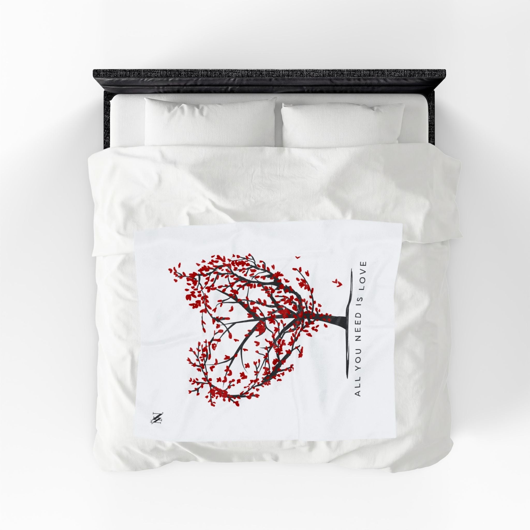 All You Need is Love Tree | Mix & Match Soft Fun-Flirty Lovers’ Blankets