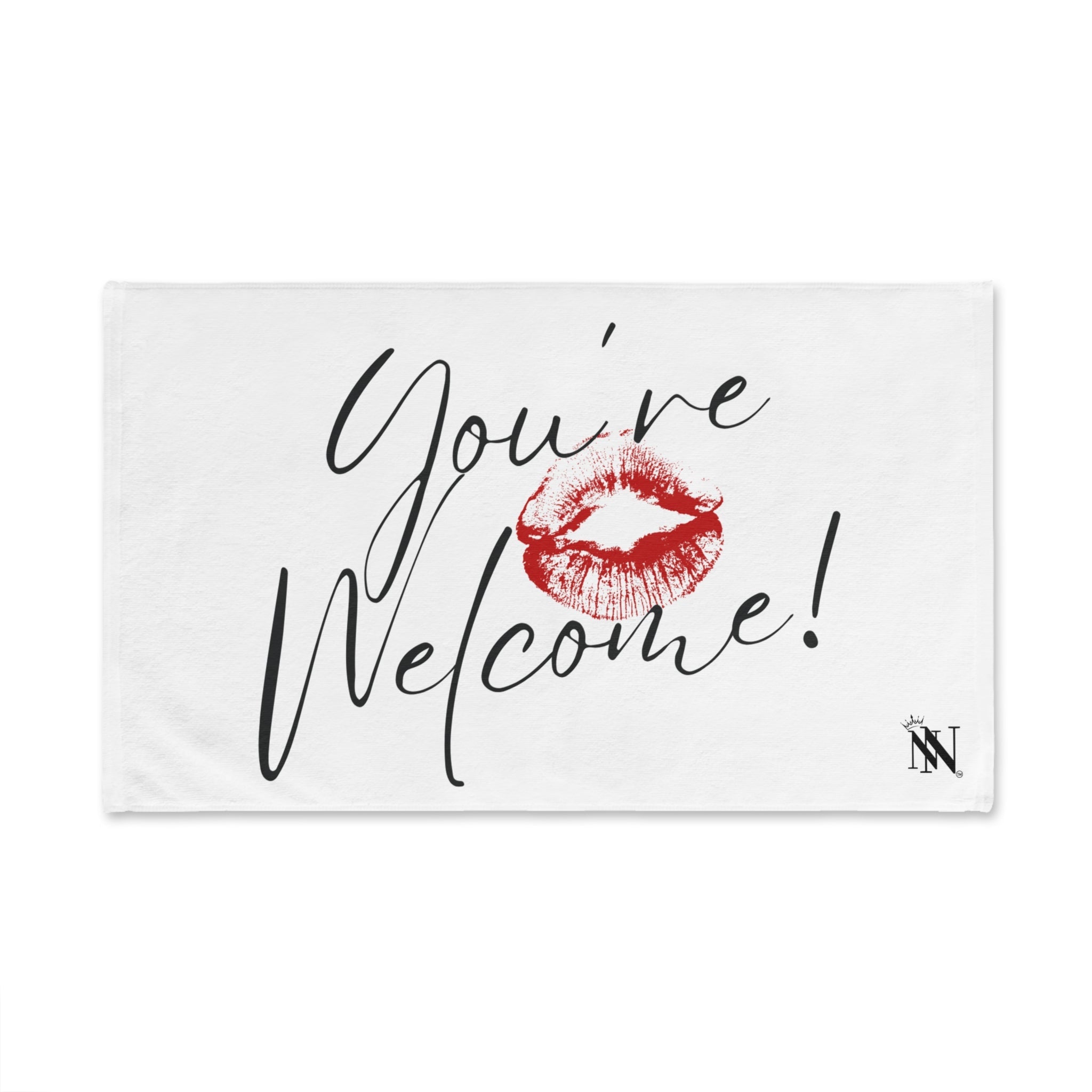 Youâre Welcome! with a Kiss Cum Towel