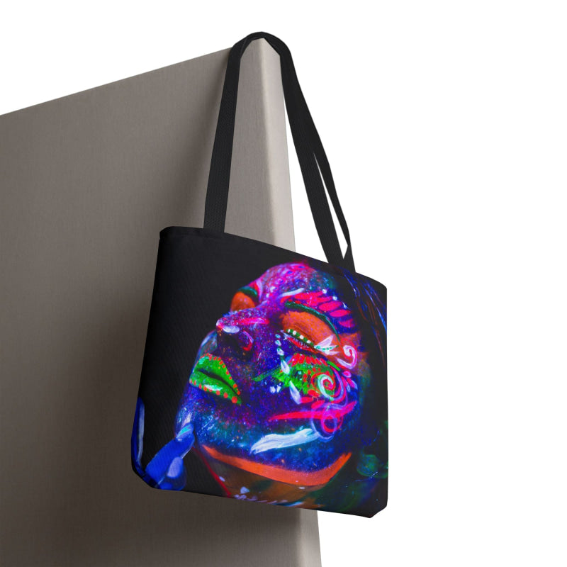 Painted Glow Blacklight Graphic | Mix & Match Fun-Flirty Lovers’ Totes