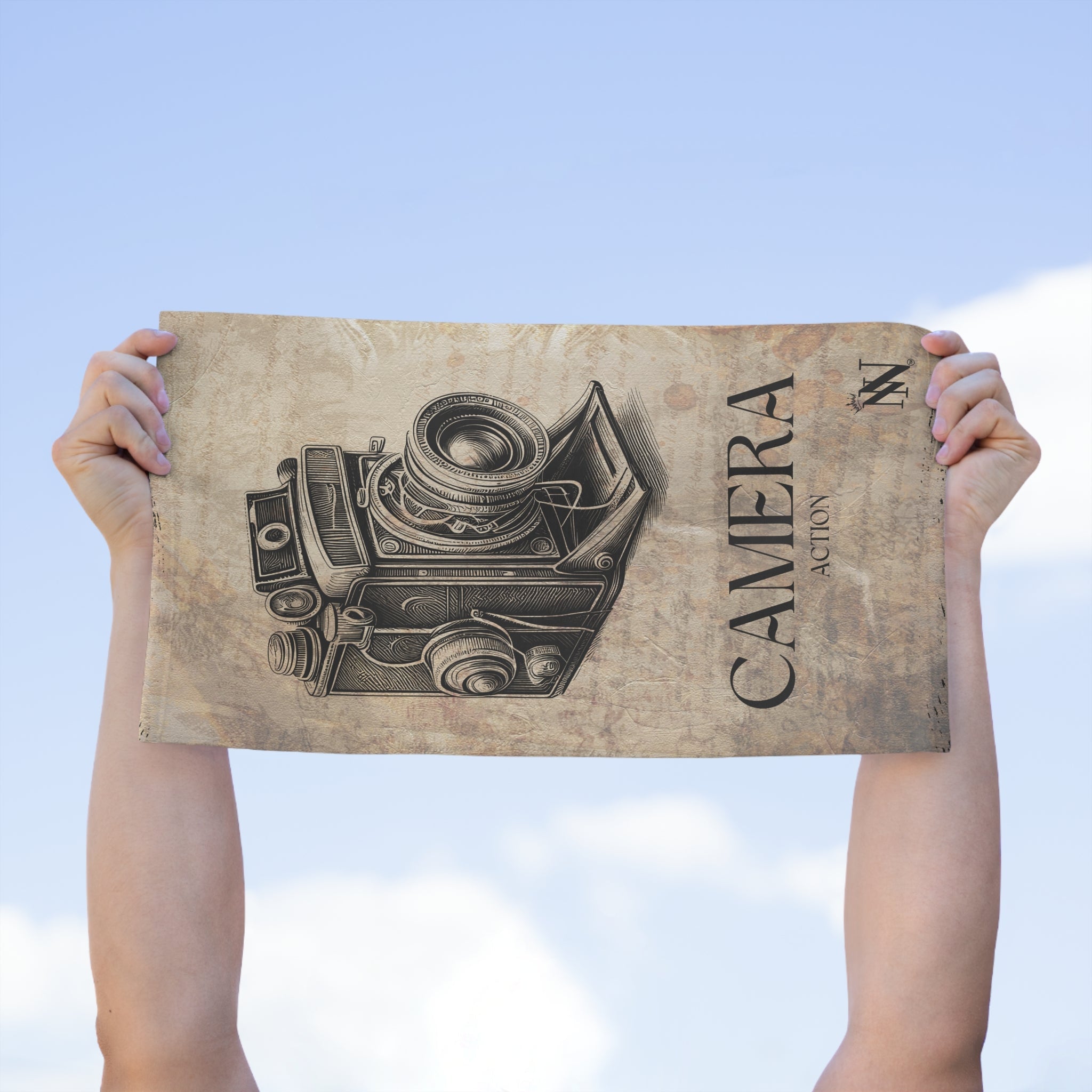 Vintage Camera Action | Mix & Match Soft Fun-Flirty Lovers’ Towels