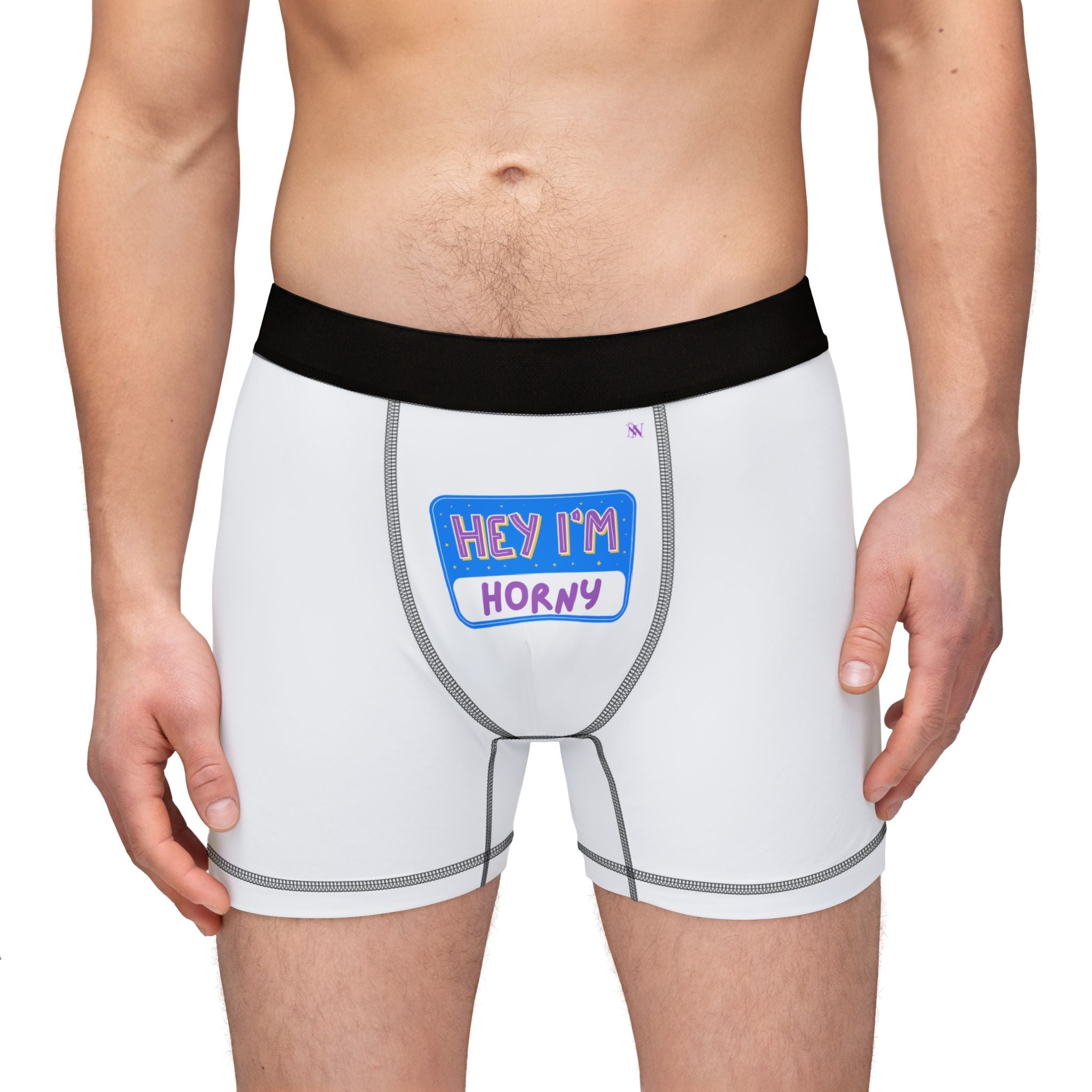 Hey I’m Horny | Mix & Match Fun-Flirty Lovers’ Boxer Briefs