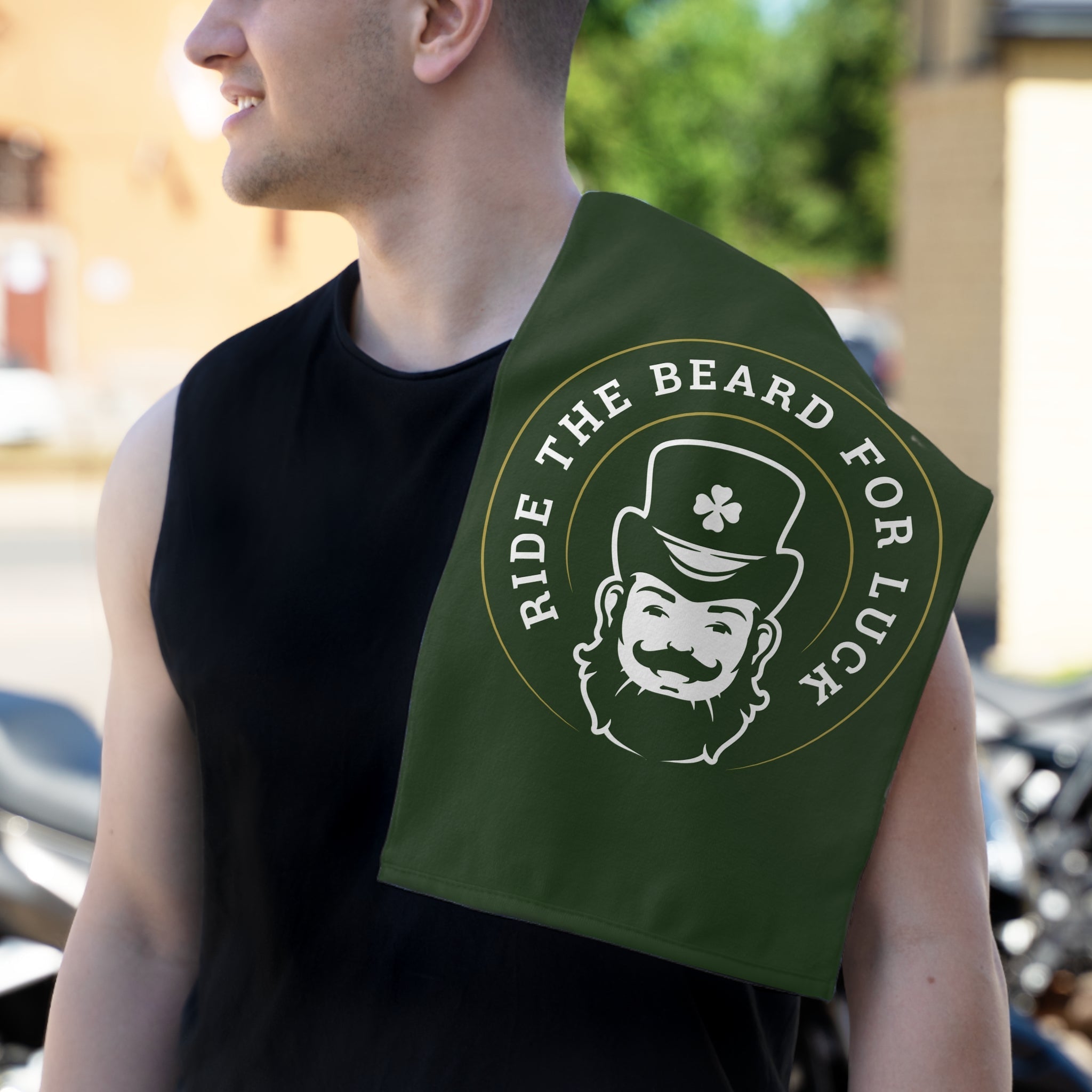 Ride the Beard for Luck St. Patrick’s Day | Mix & Match Soft Fun-Flirty Lovers’ Towels