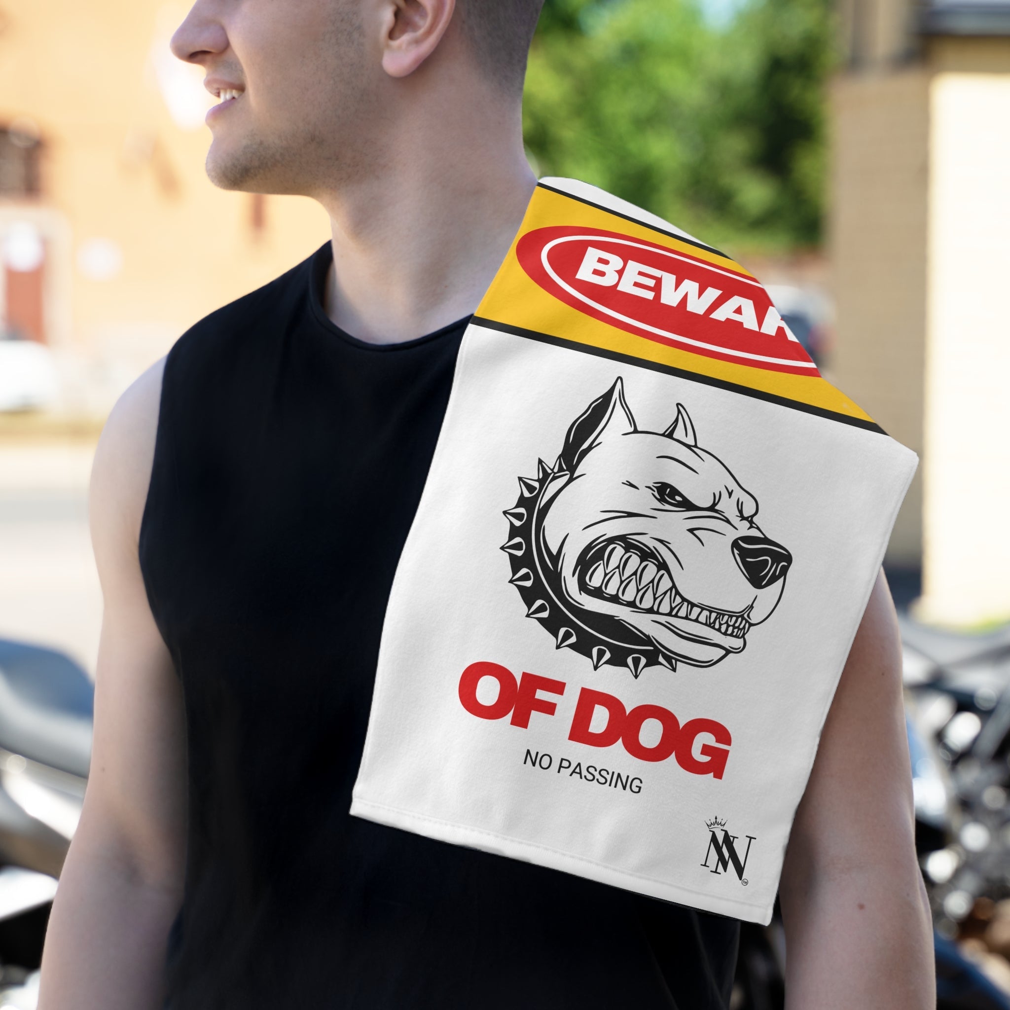 Beware of Dog | Mix & Match Soft Fun-Flirty Lovers’ Towels