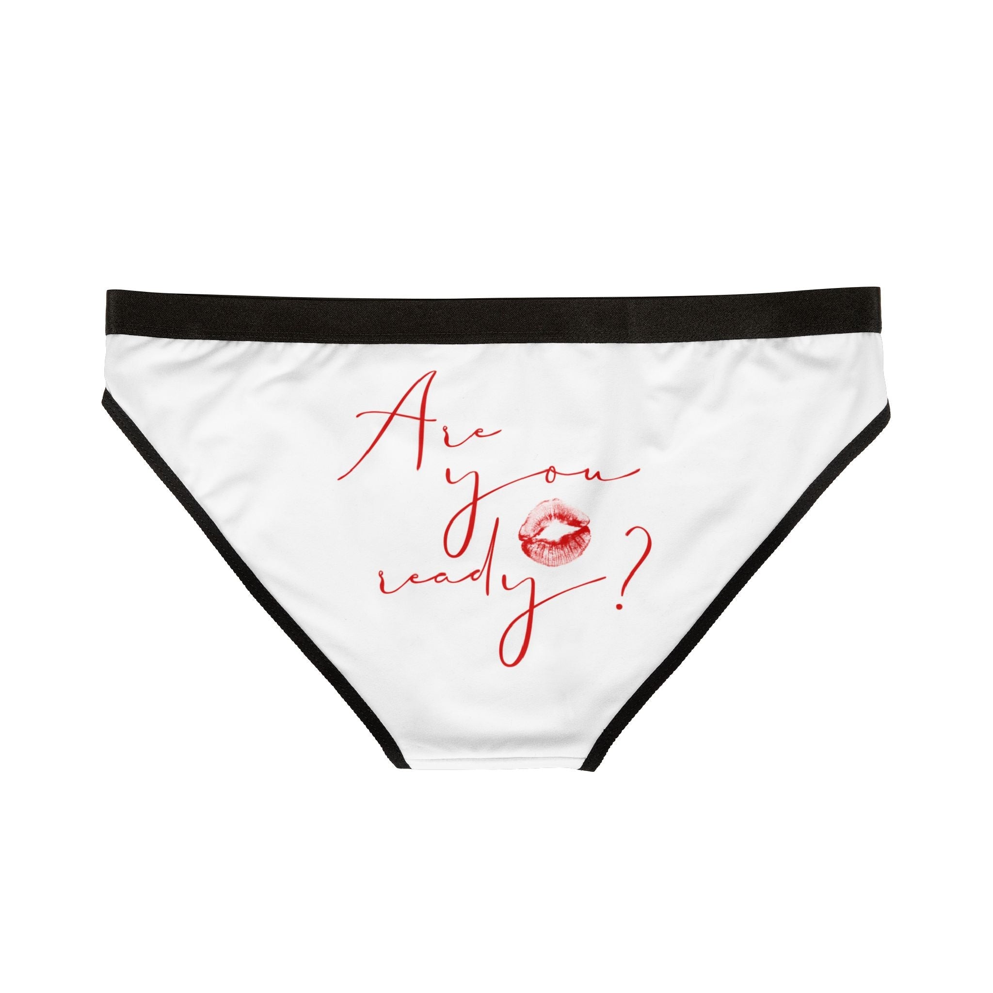 Are You Ready? Kiss Mark | Mix & Match Women’s Fun-Flirty Lovers’ Panties