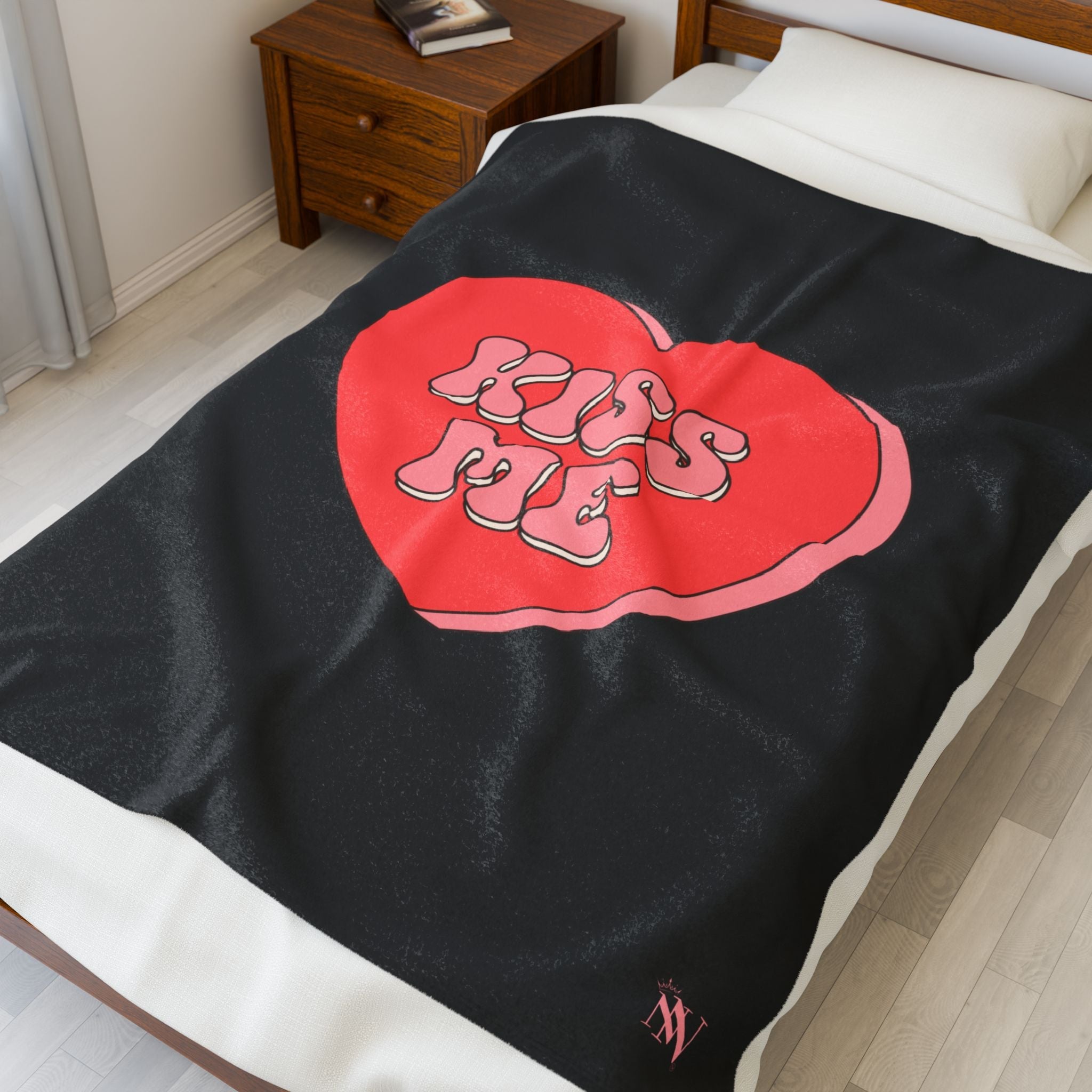 Kiss Me Candy Hearts | Mix & Match Fun-Flirty Lovers’ Blankets