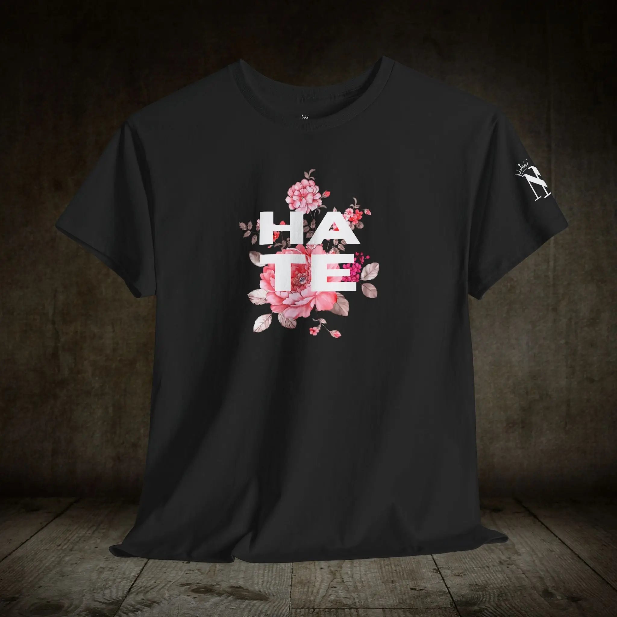Floral Hate | Mix & Match Cotton Unisex Fun-Flirty Lovers’ T-Shirts