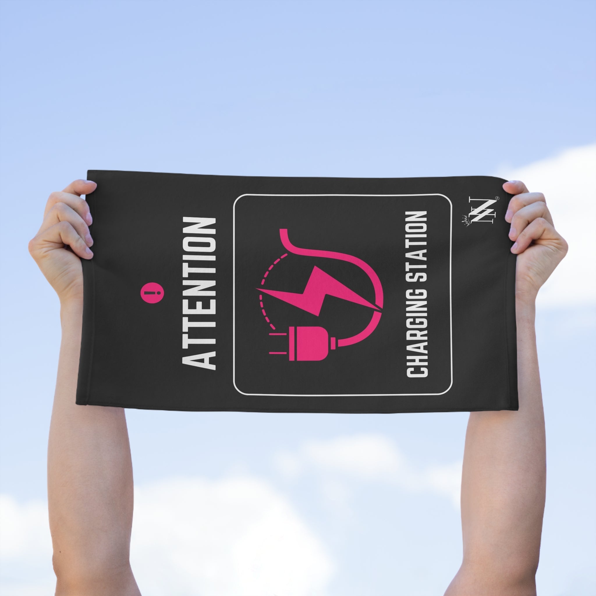 Attention Charging Station Sex Towel