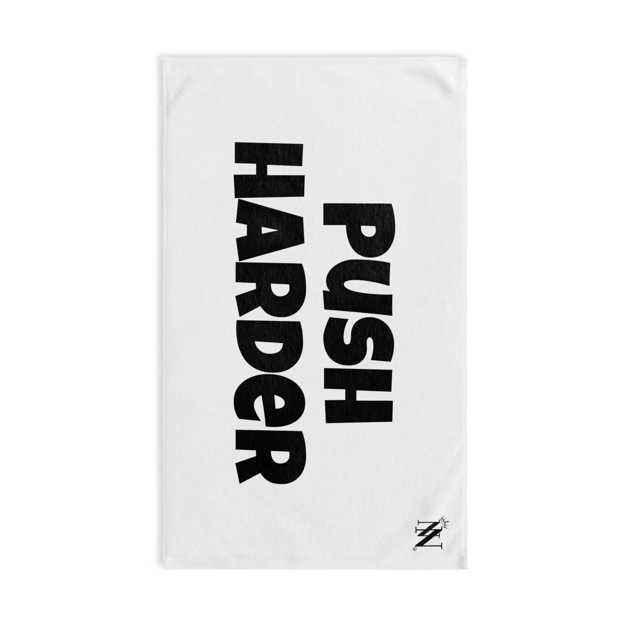 Push Harder Black | Mix & Match Original Fun-Flirty Lovers’ Towels