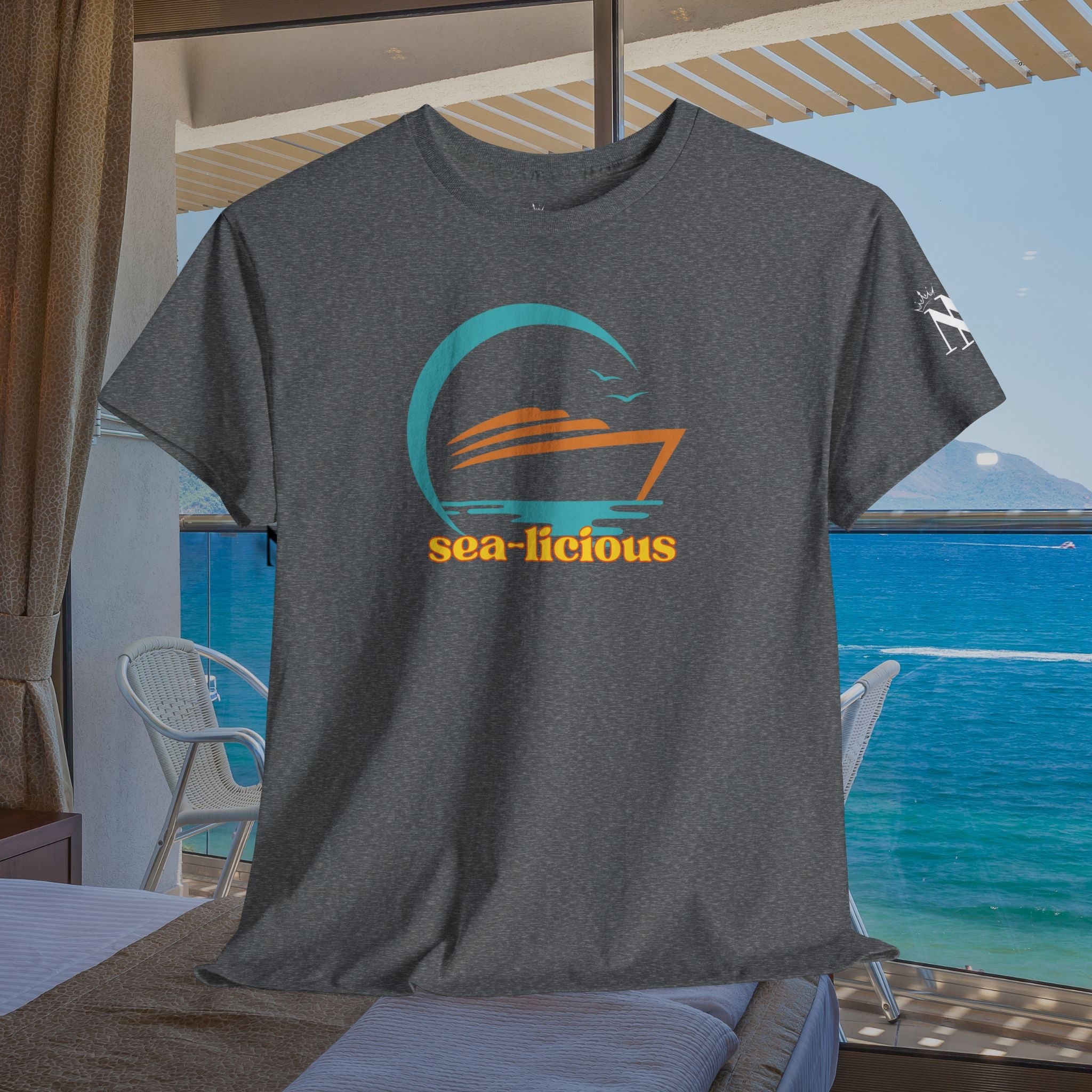 SEA-licious Vacation | Mix & Match 100% Cotton Unisex Fun-Flirty Lovers’ Tees