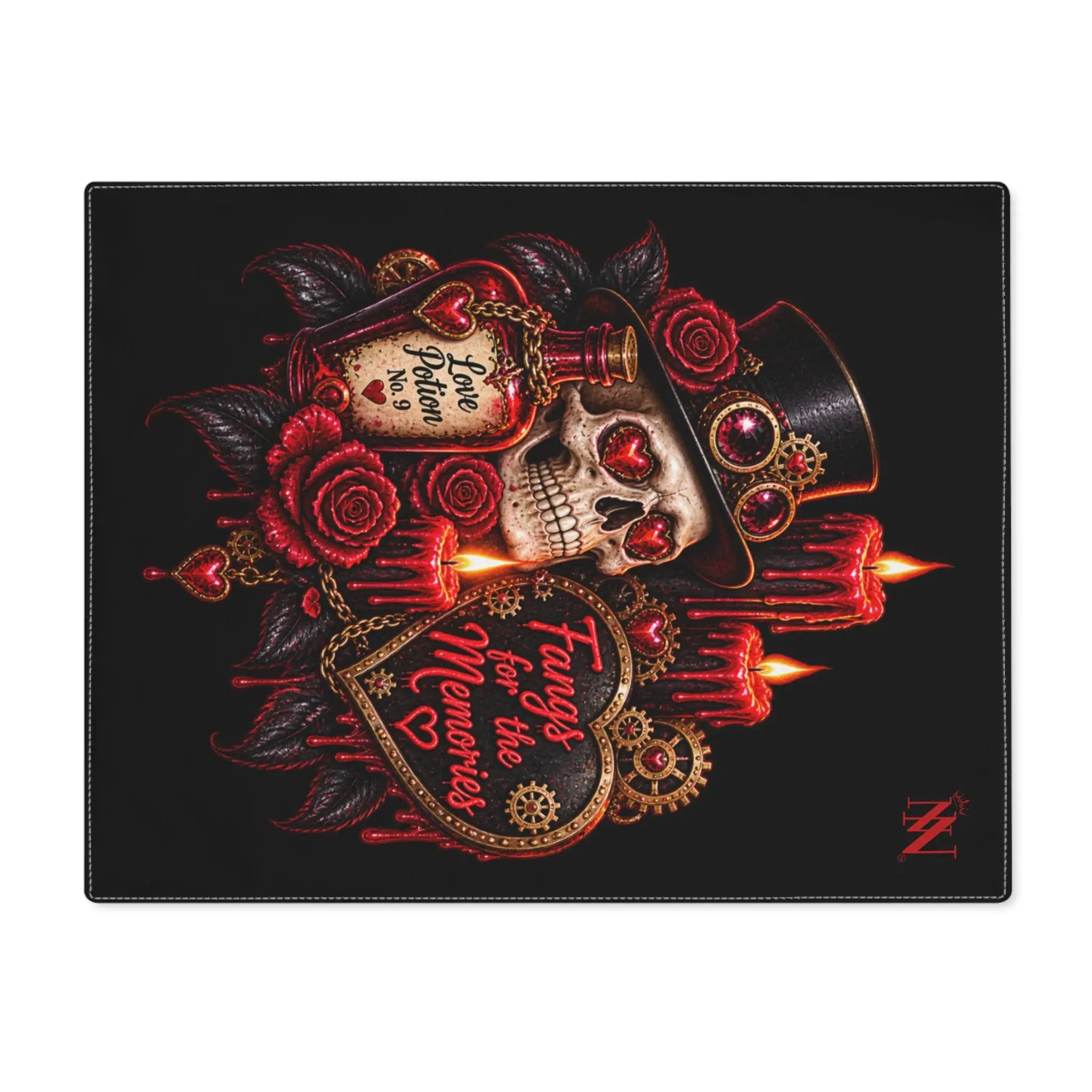 Fangs for the Memories Skull | Nectar Napkins Fun-Flirty Lovers’ Toy Mats