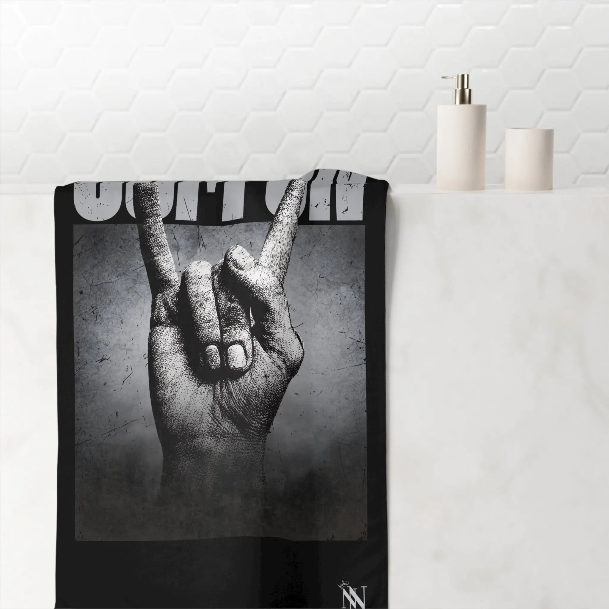 Cum On Horns | Mix & Match XL Fun-Flirty Lovers’ Towels
