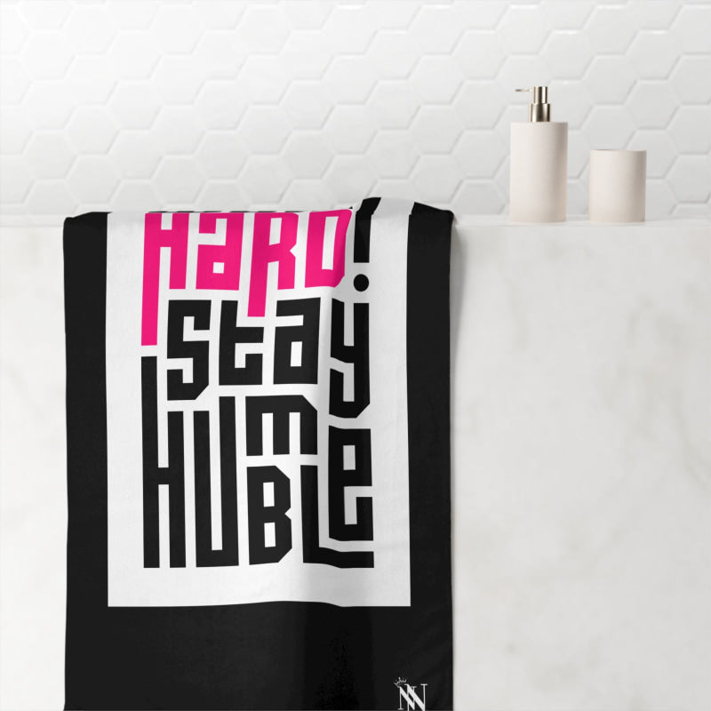 Work Hard. Stay Humble | Mix & Match XL Fun-Flirty Lovers’ Towels