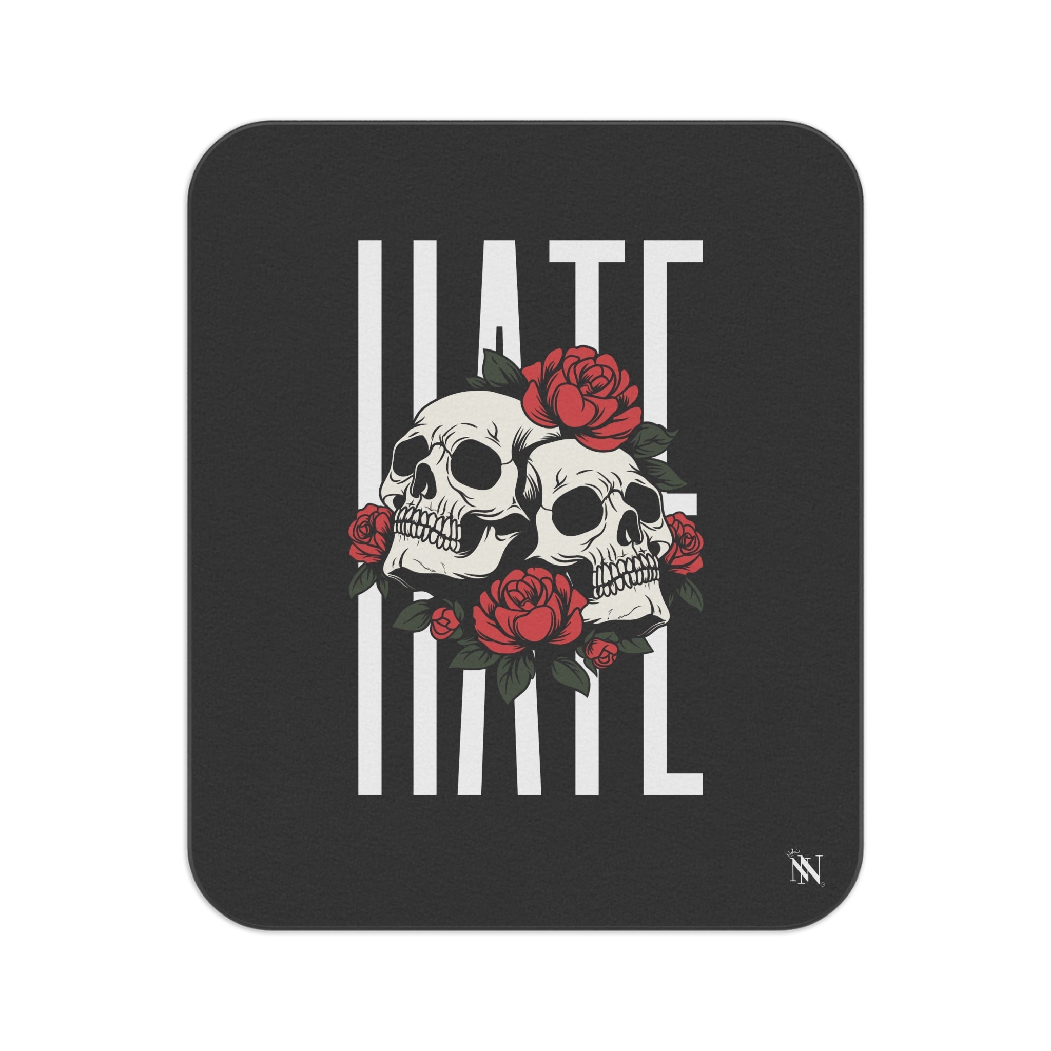 Roses Skulls & Hate | Mix Match Fun-Flirty Lovers’ Water-Resistant Blankets