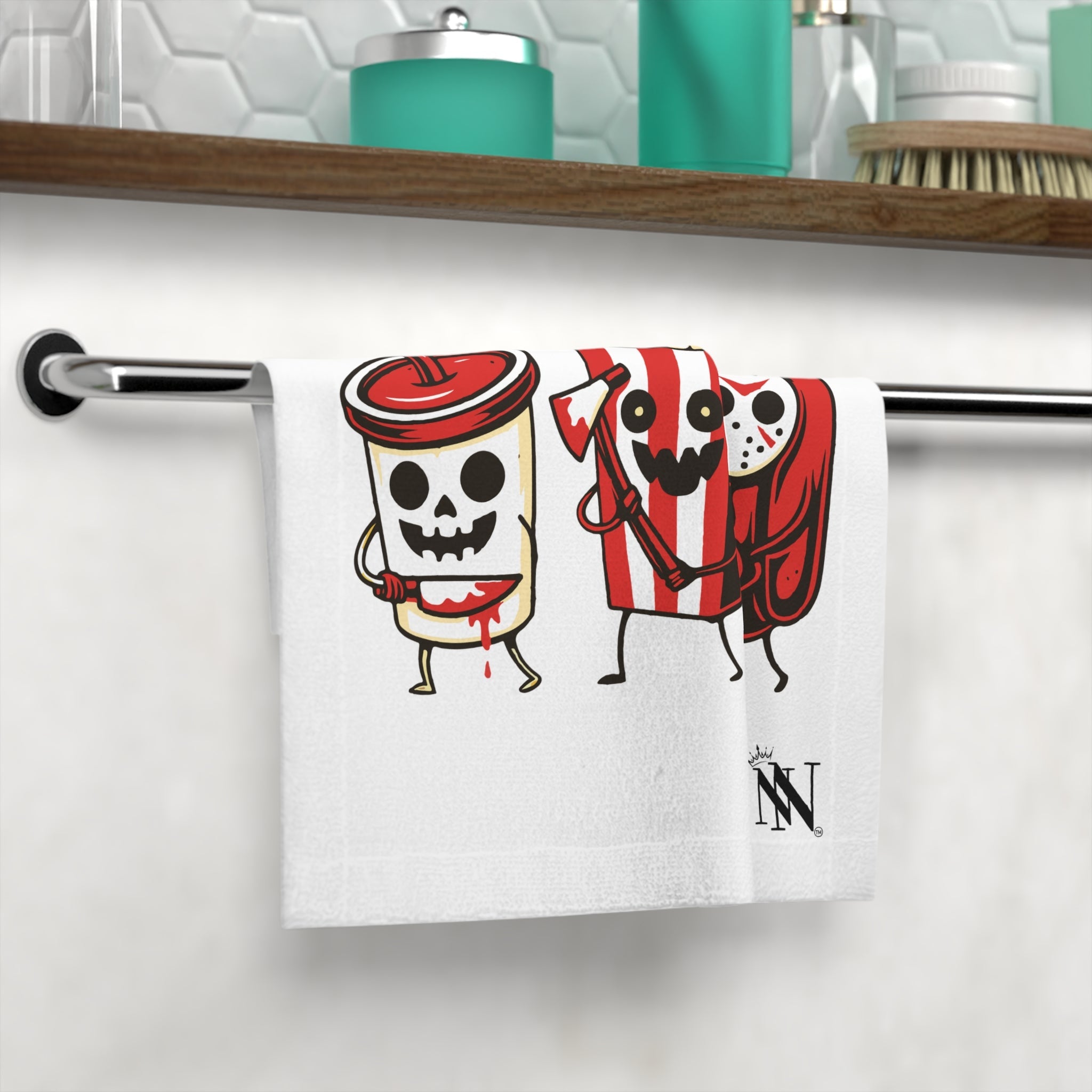 Scary Movie Night Junk Food | Mix & Match Lils’ Fun-Flirty Lovers’ Towels