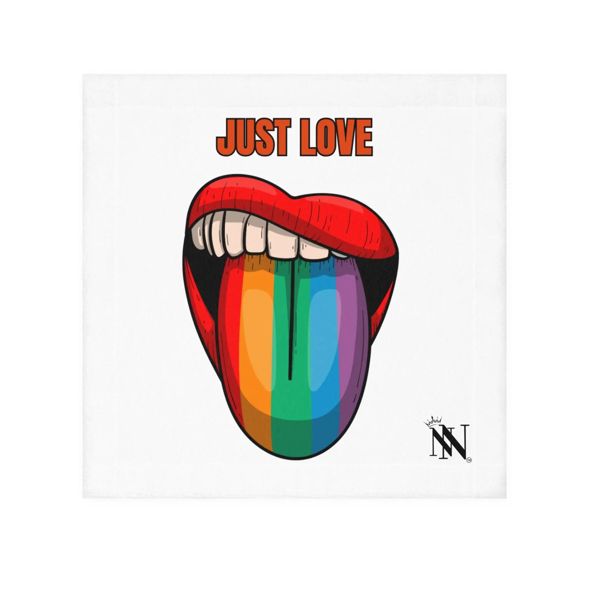 Just Love Rainbow Pride Cum Rag