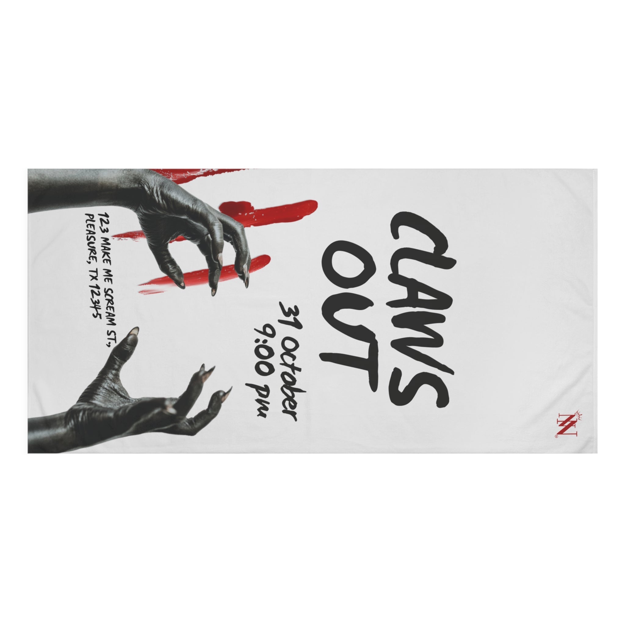 Claws Out | Mix & Match Naughty XL Fun-Flirty Lovers’ Towels
