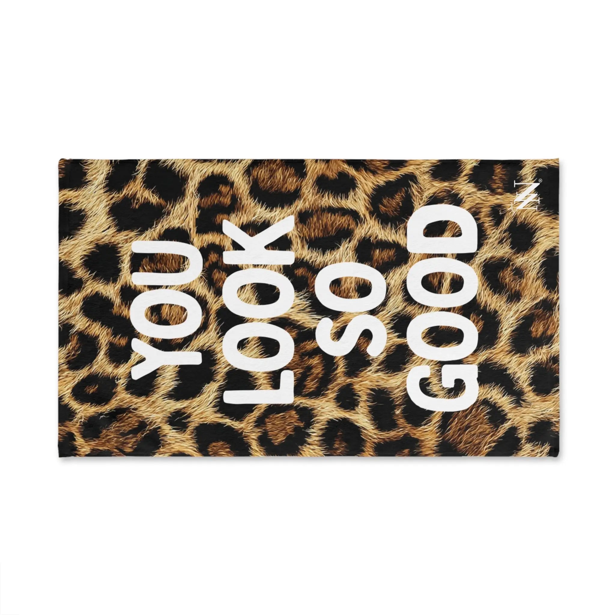 You Look So Good Realistic Cheetah Print Cum Towel