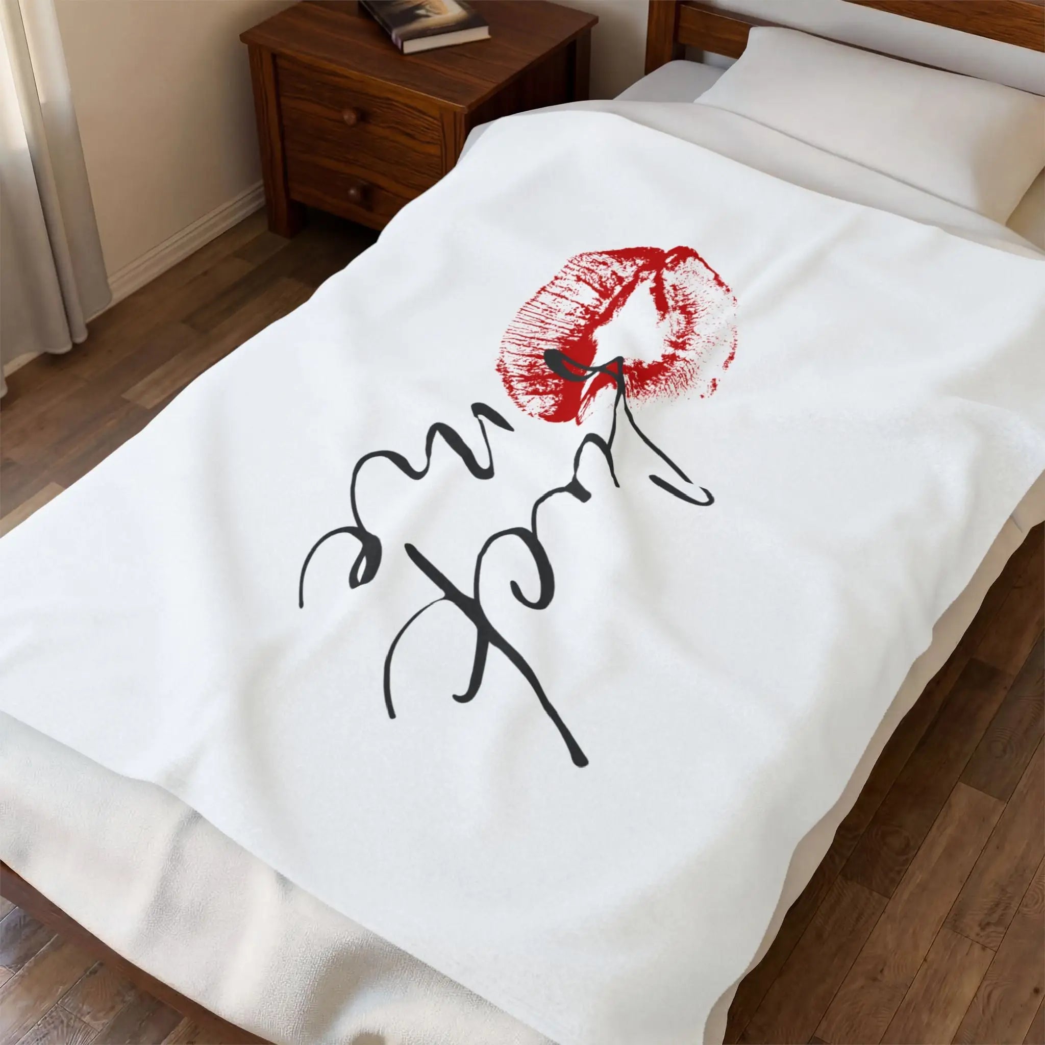 Fuck Me with a Kiss Romantic Gifts Love Blanket
