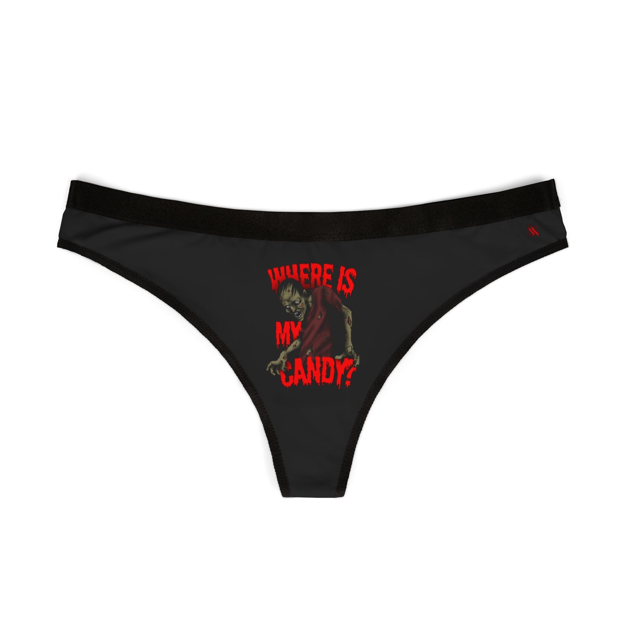 Where is My Candy? Zombie | Mix & Match Women’s Fun-Flirty Lovers’ Thongs