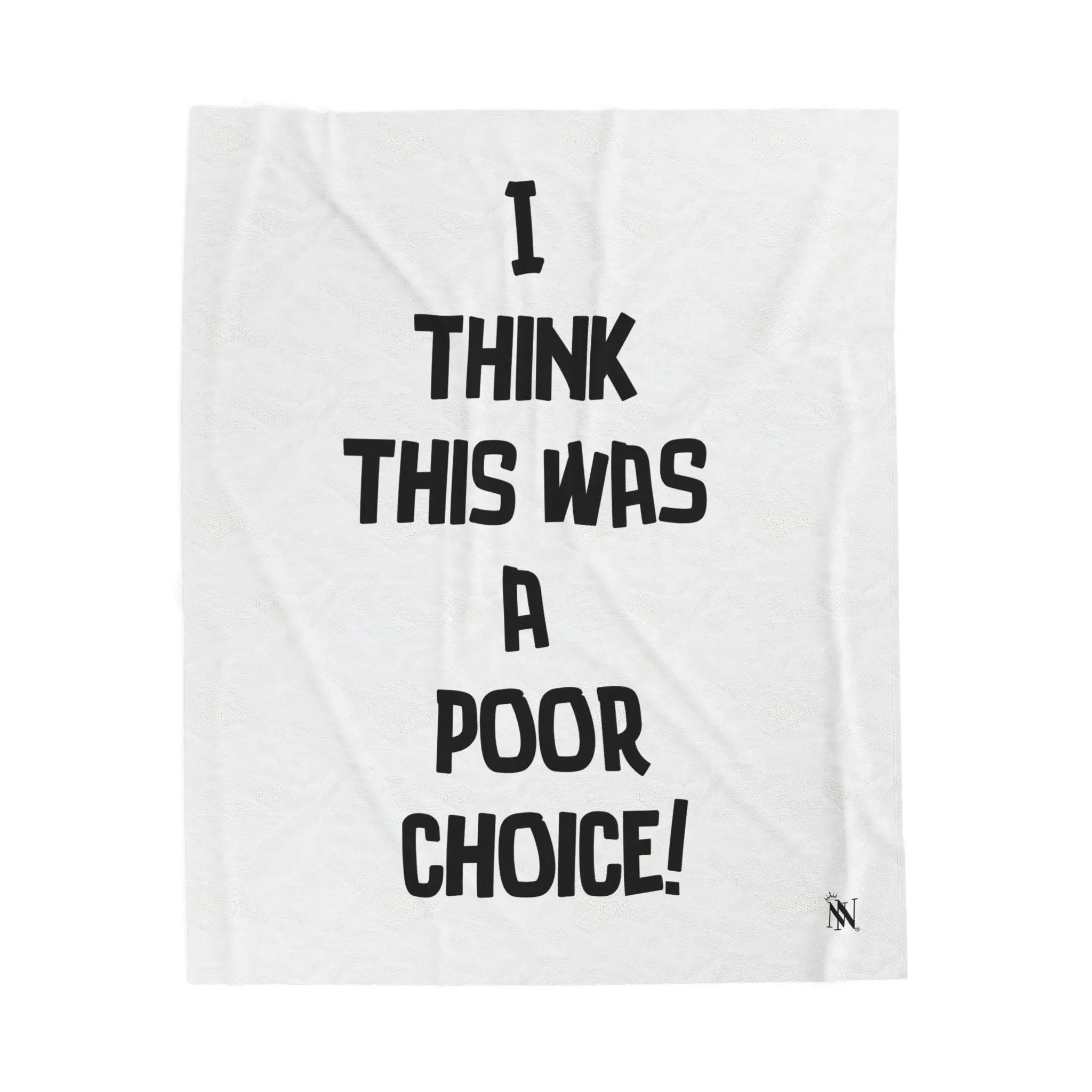 Poor Choice | Mix & Match Velveteen Fun-Flirty Lovers’ Blankets