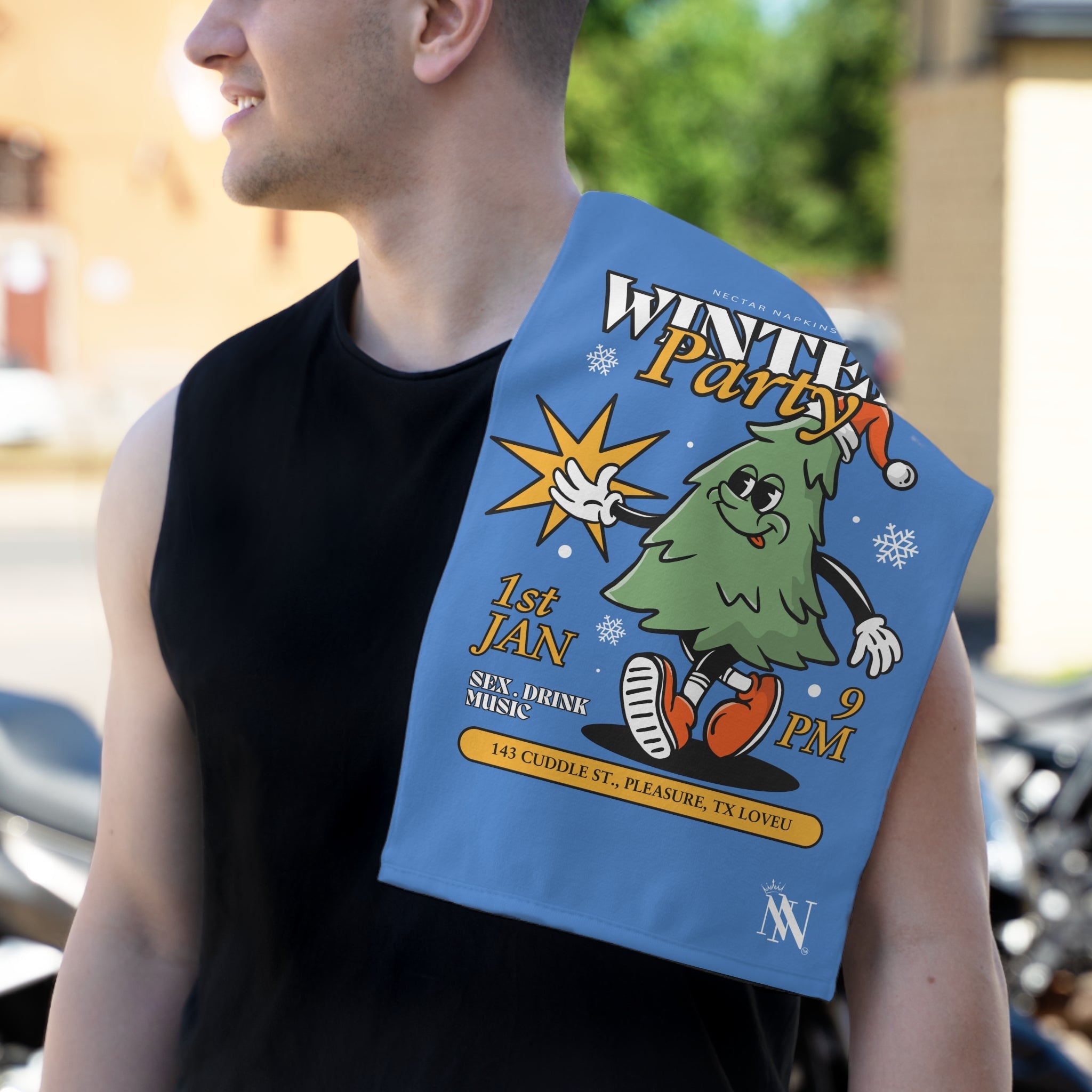 Winter Party | Mix & Match Soft Fun-Flirty Lovers’ Towels