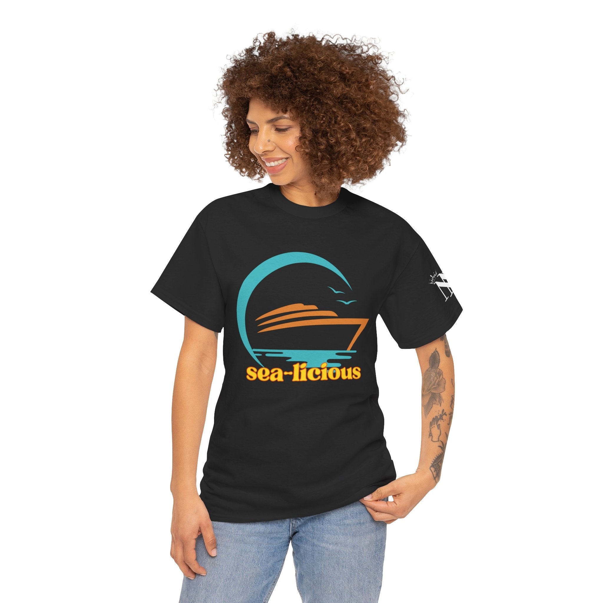 SEA-licious Vacation | Mix & Match 100% Cotton Unisex Fun-Flirty Lovers’ Tees