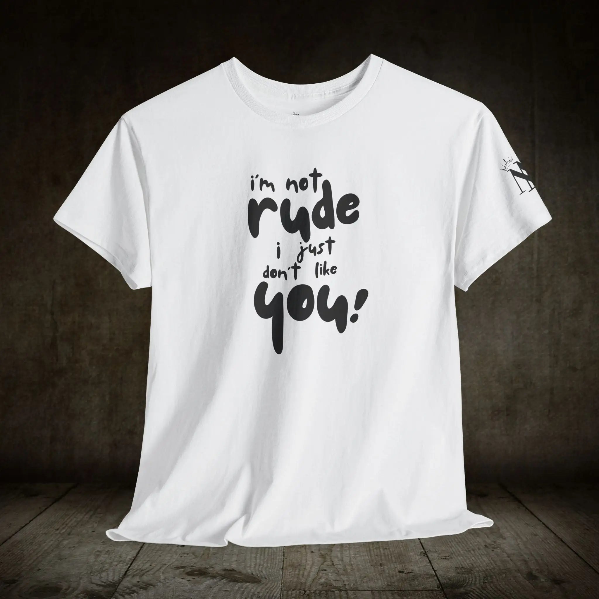 I’m Not Rude | Mix & Match Cotton Unisex Fun-Flirty Lovers’ T-Shirts