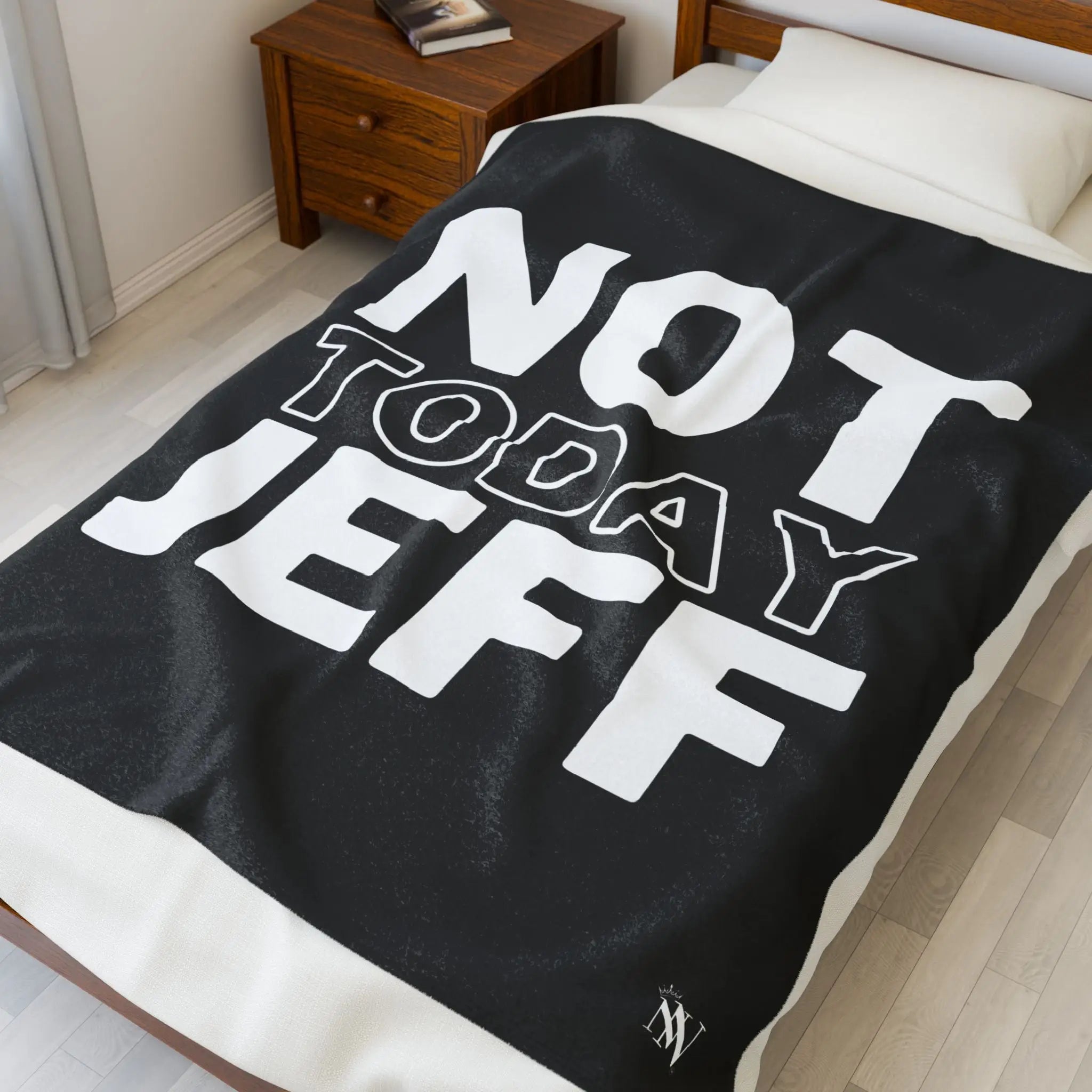 Not Today Jeff | Mix & Match Velveteen Fun-Flirty Lovers’ Blankets