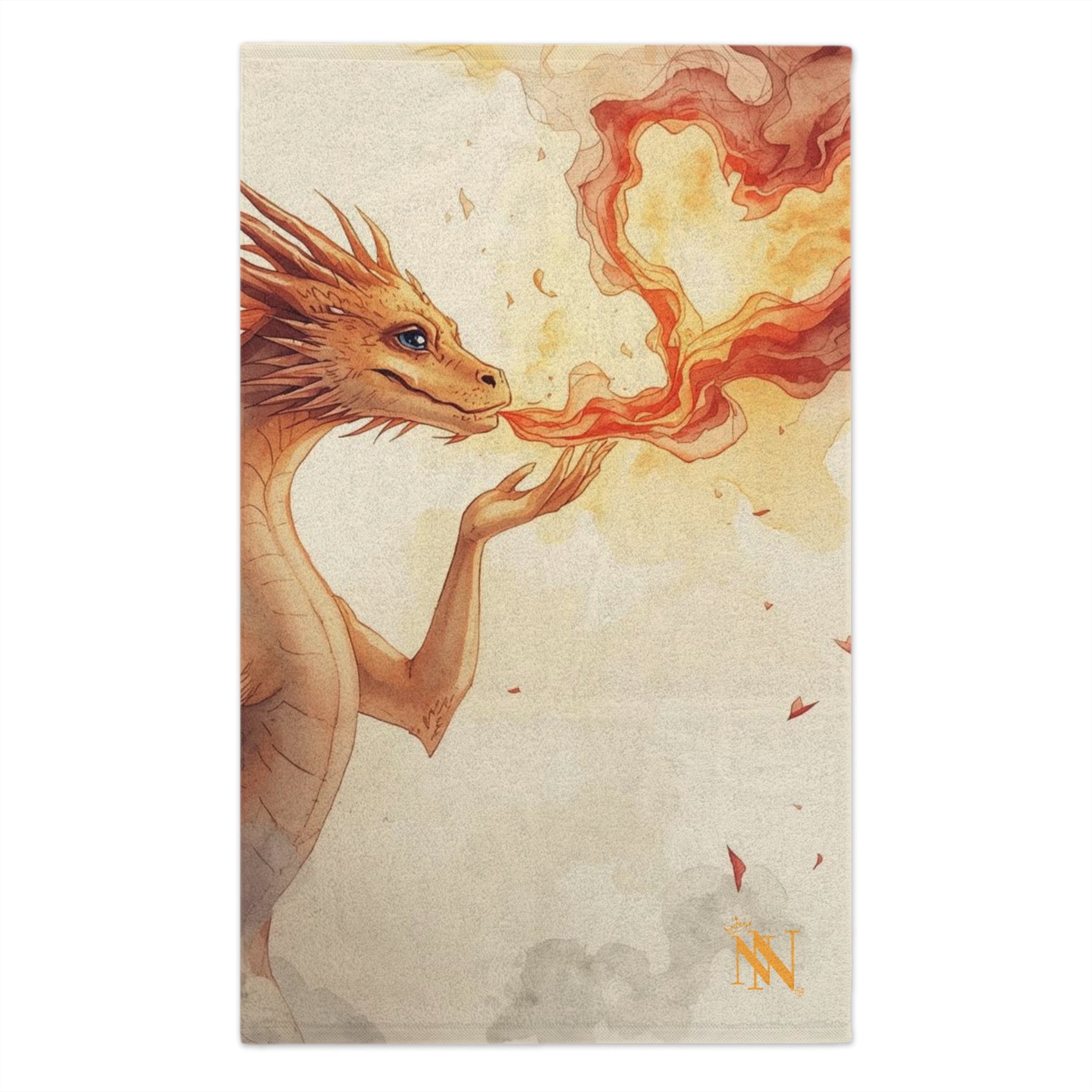 She Breathes Fire Dragon Fantasy | Mix & Match Soft Fun-Flirty Loversā Towels
