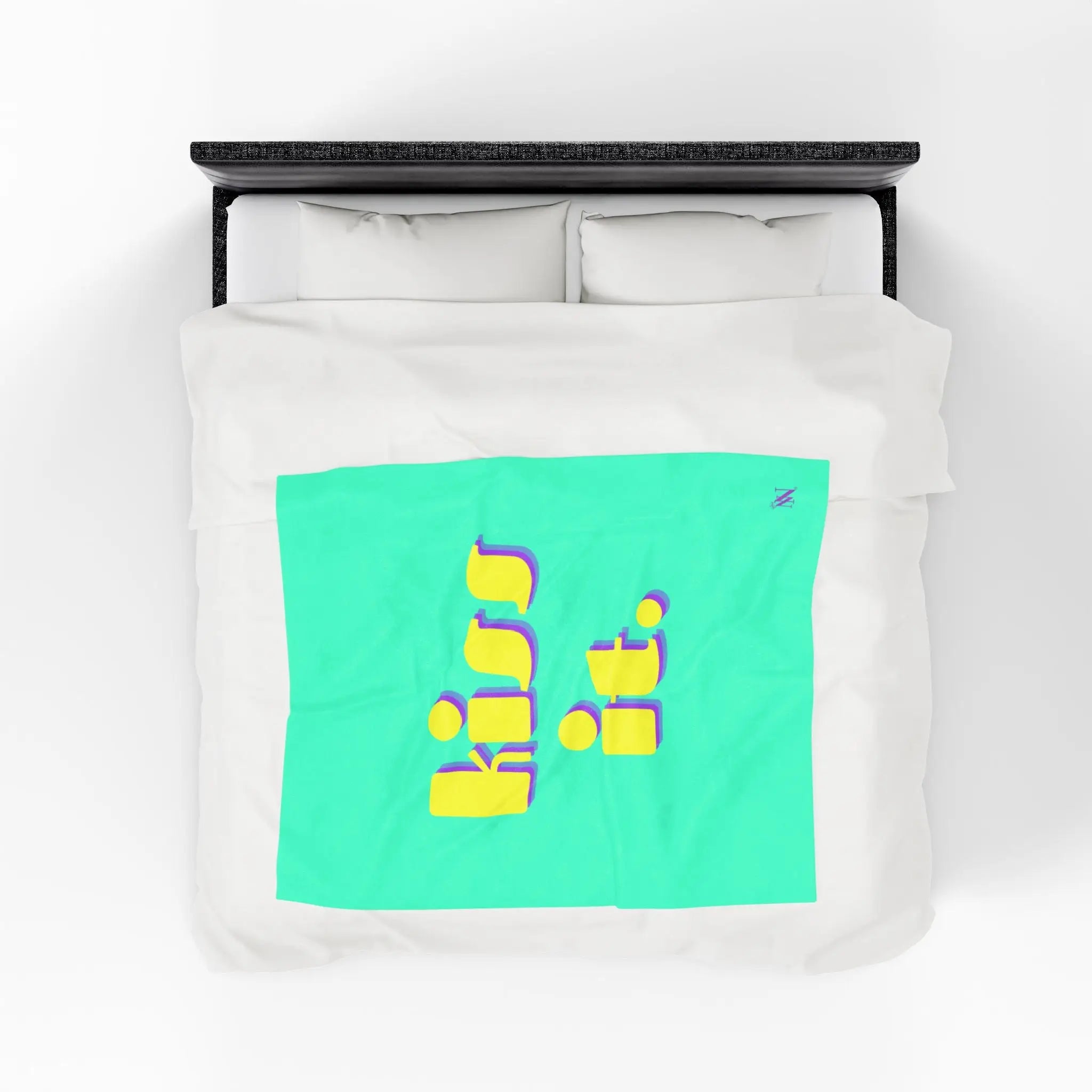 kiss it. | Mix & Match Velveteen Fun-Flirty Lovers’ Blankets
