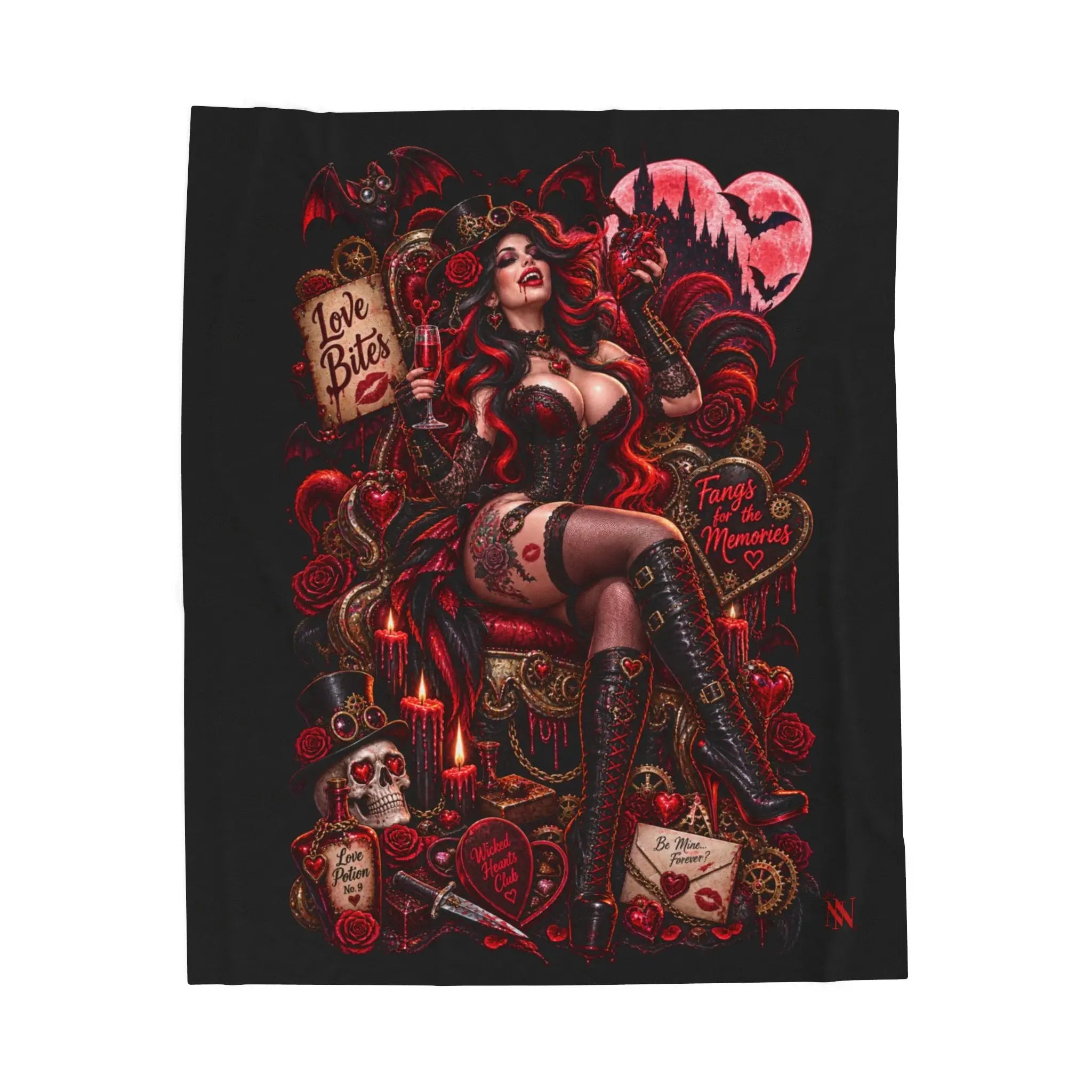 Valentine’s Day Wicked Fantasy Lovers’ Blanket