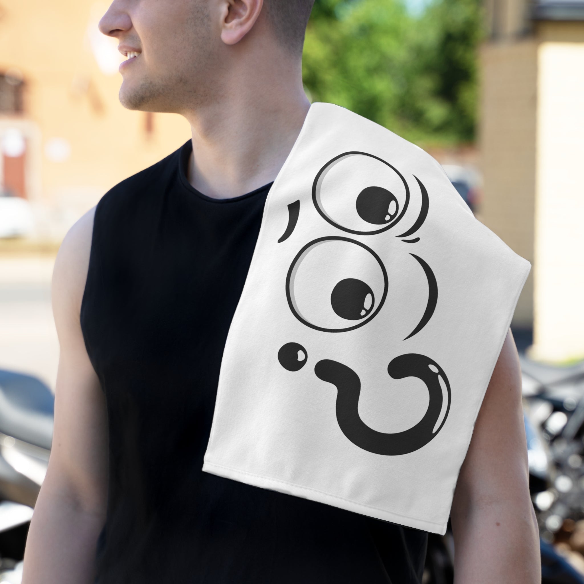 What Happened? Emoji Face Sex Towel