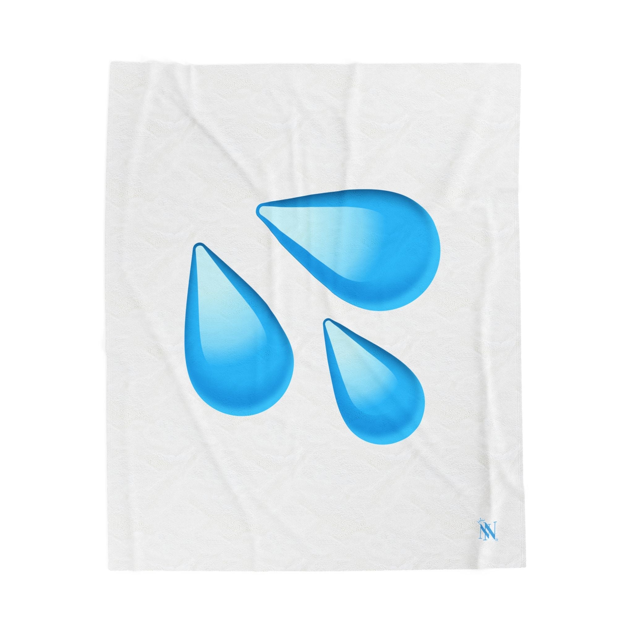 Wet Emoji | Mix & Match Soft Fun-Flirty Lovers’ Blankets