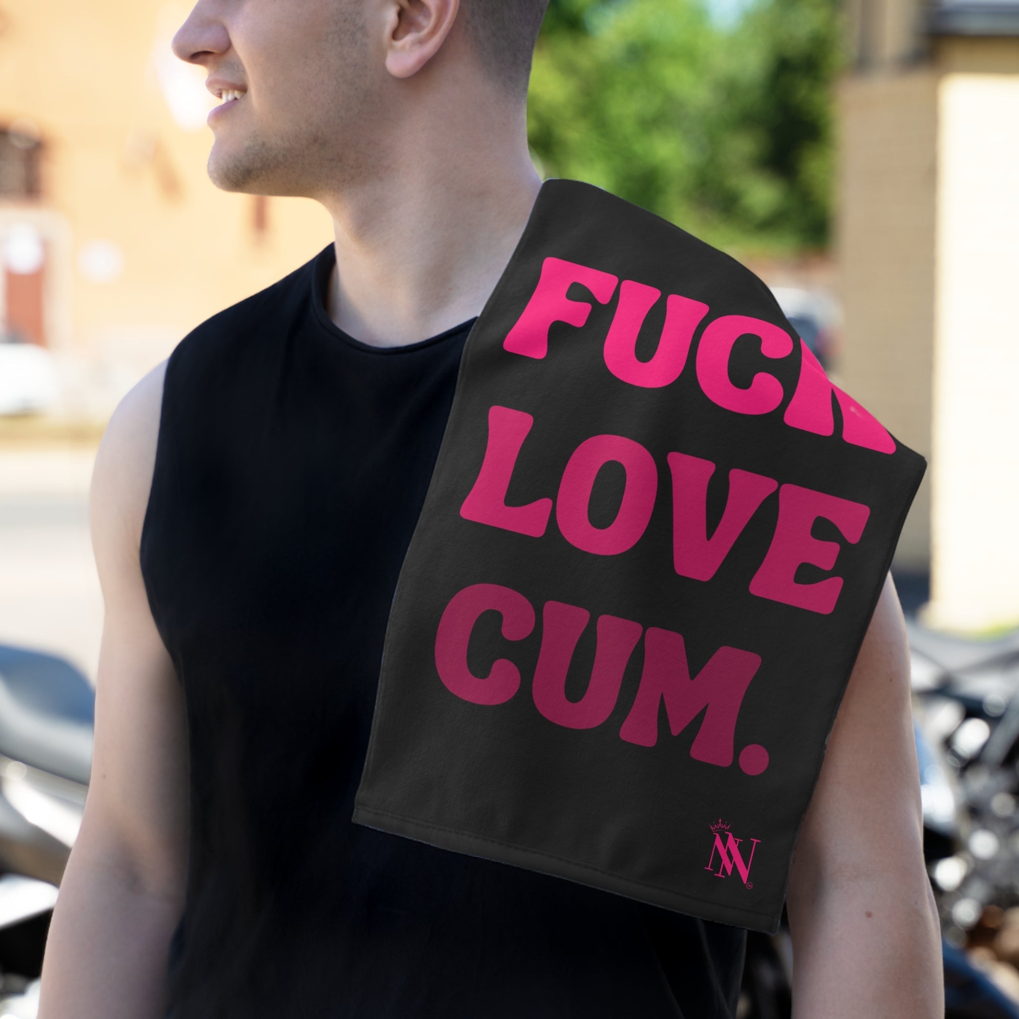 Fuck Love Cum. Nectar Napkins Sex Towel