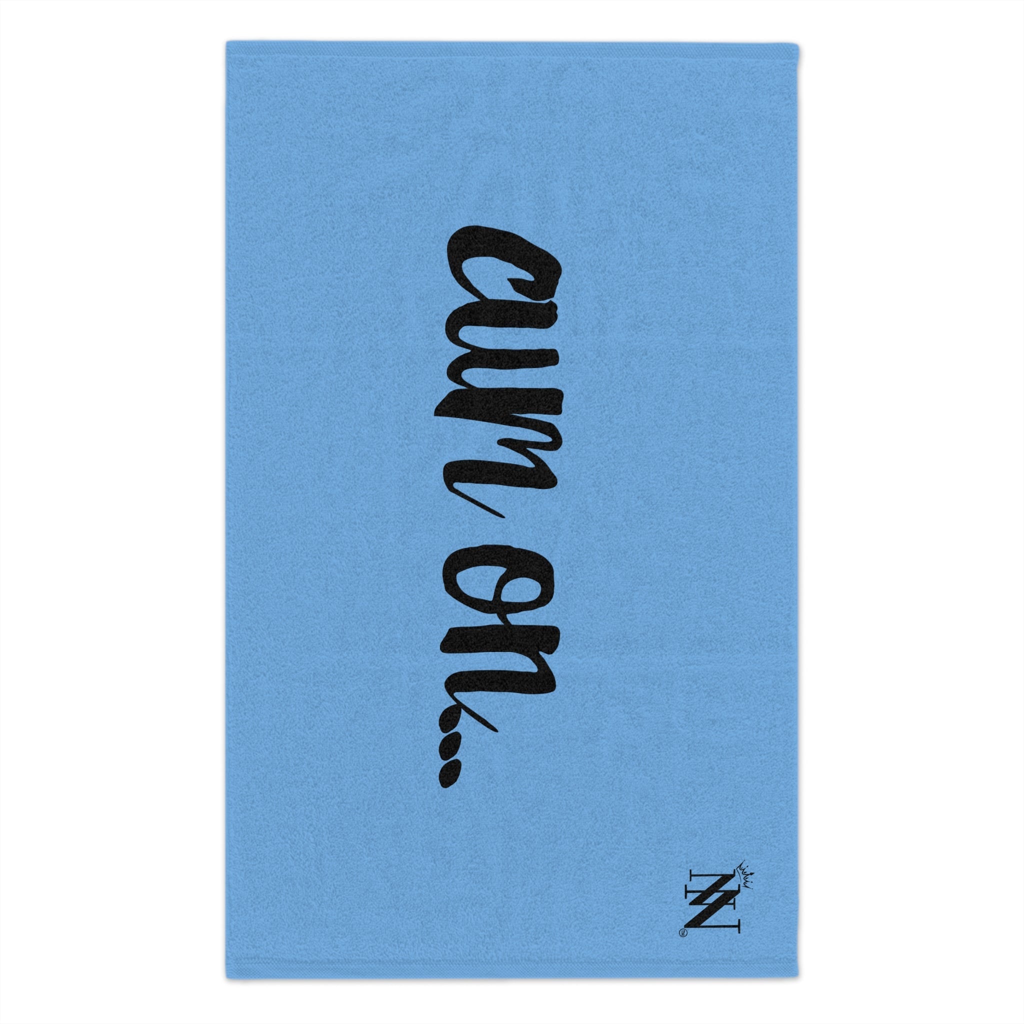 Cum On... Light Blue | Mix & Match Soft Fun-Flirty Lovers’ Towels