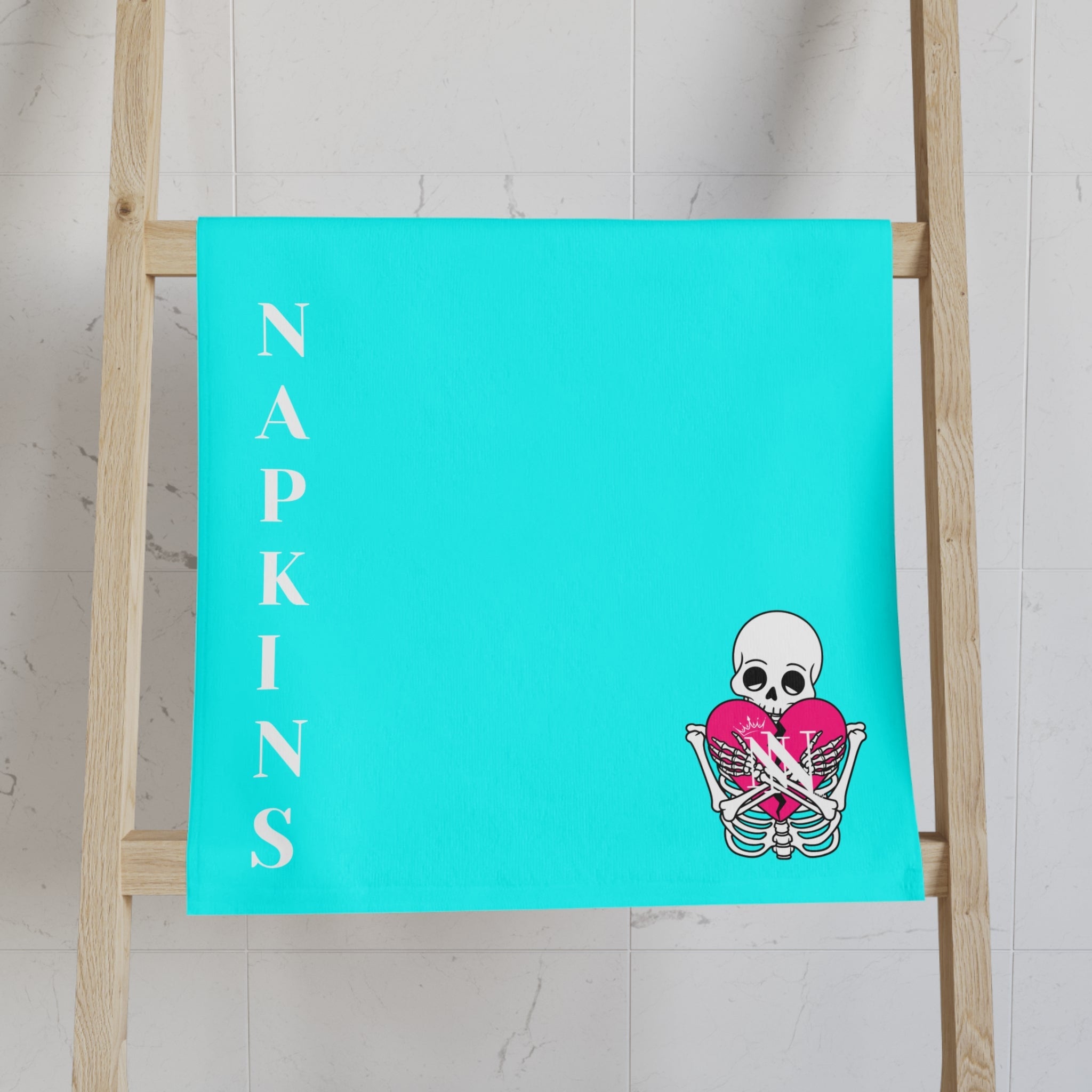 Nectar Napkins Brand Neon Blue Cum Towel