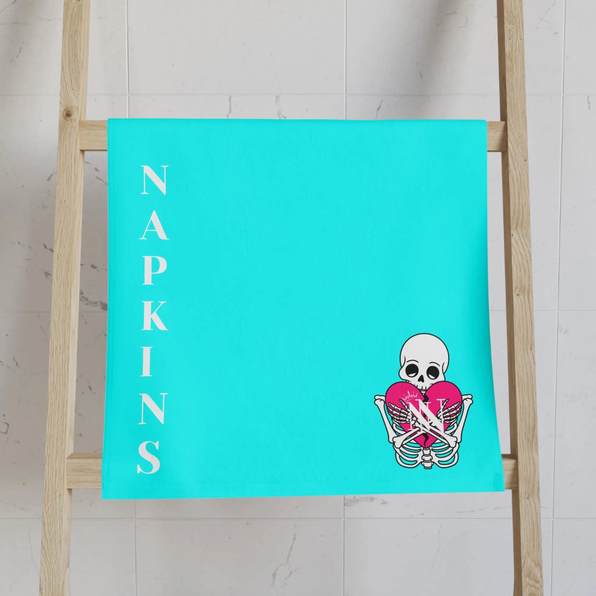 Nectar Napkins Brand Neon Blue Cum Towel