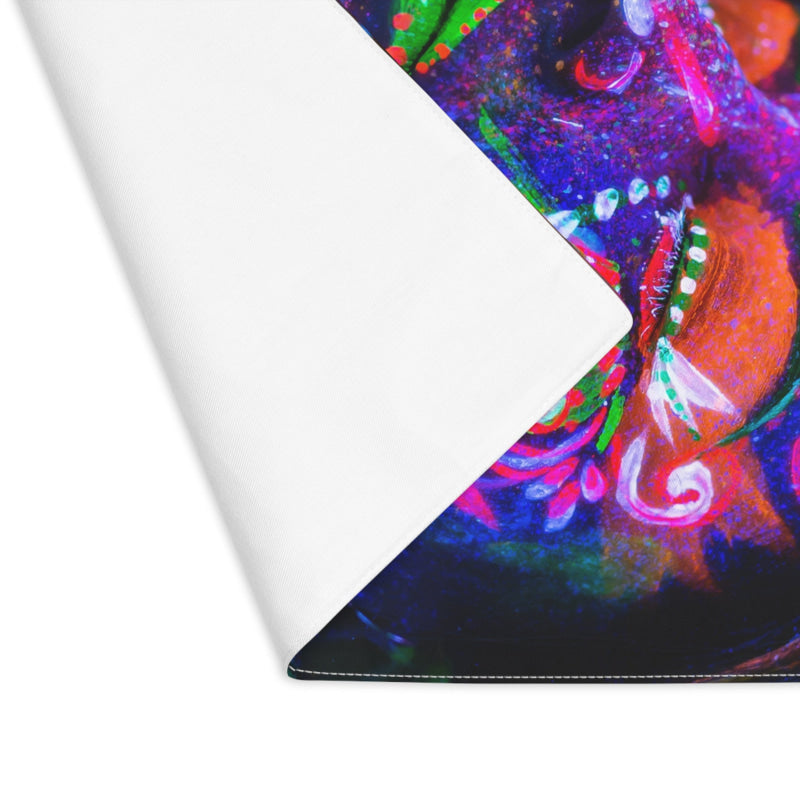 Painted Glow Blacklight Graphic | Mix & Match Playful Fun-Flirty Lovers’ Toy Mats