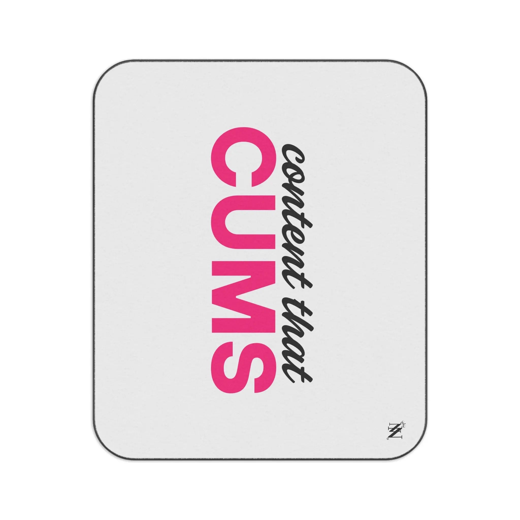 Content that Cums | Mix Match Fun-Flirty Lovers’ Water-Resistant Blankets