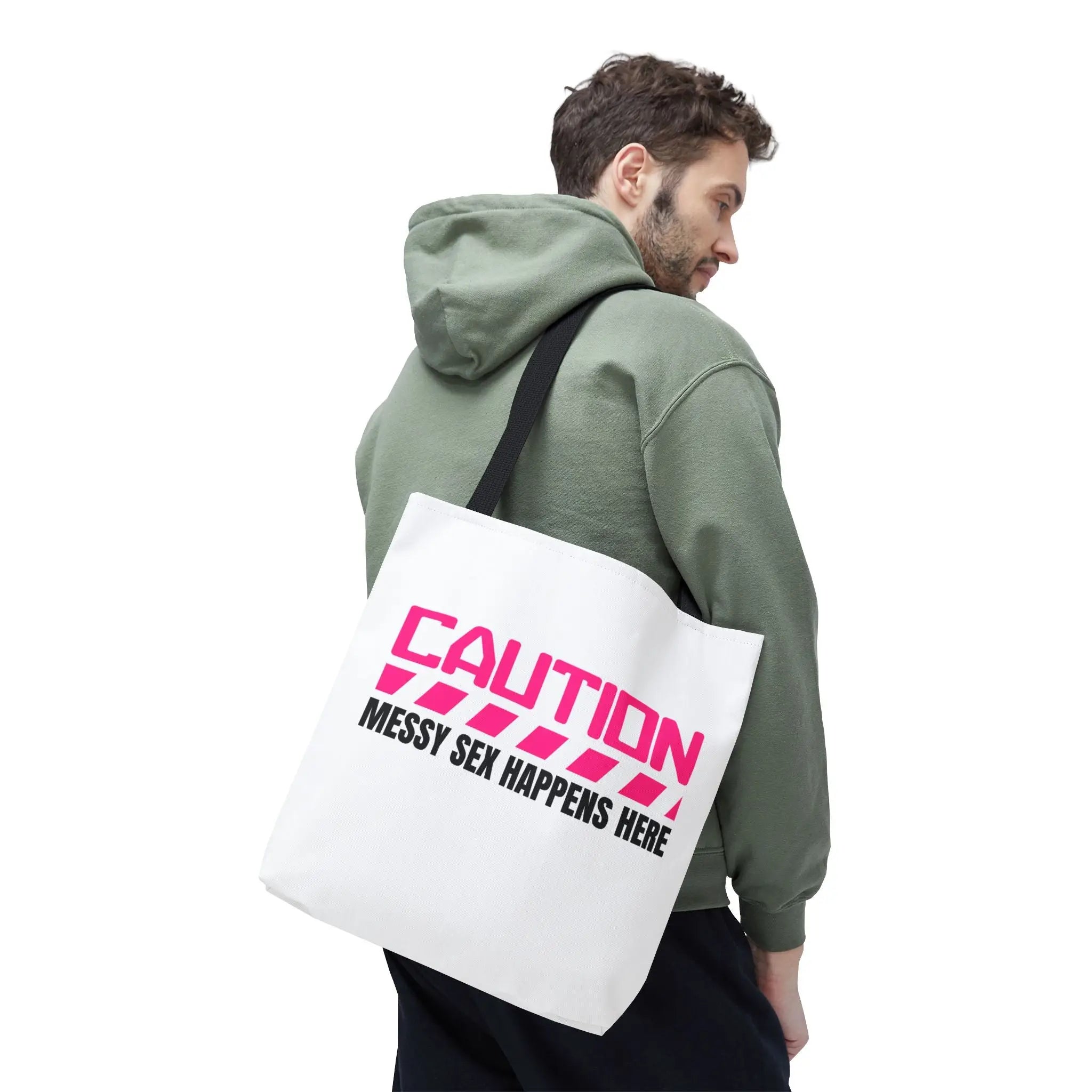 Caution: Messy Sex Happen Here | Mix & Match Fun-Flirty Lovers’ Totes