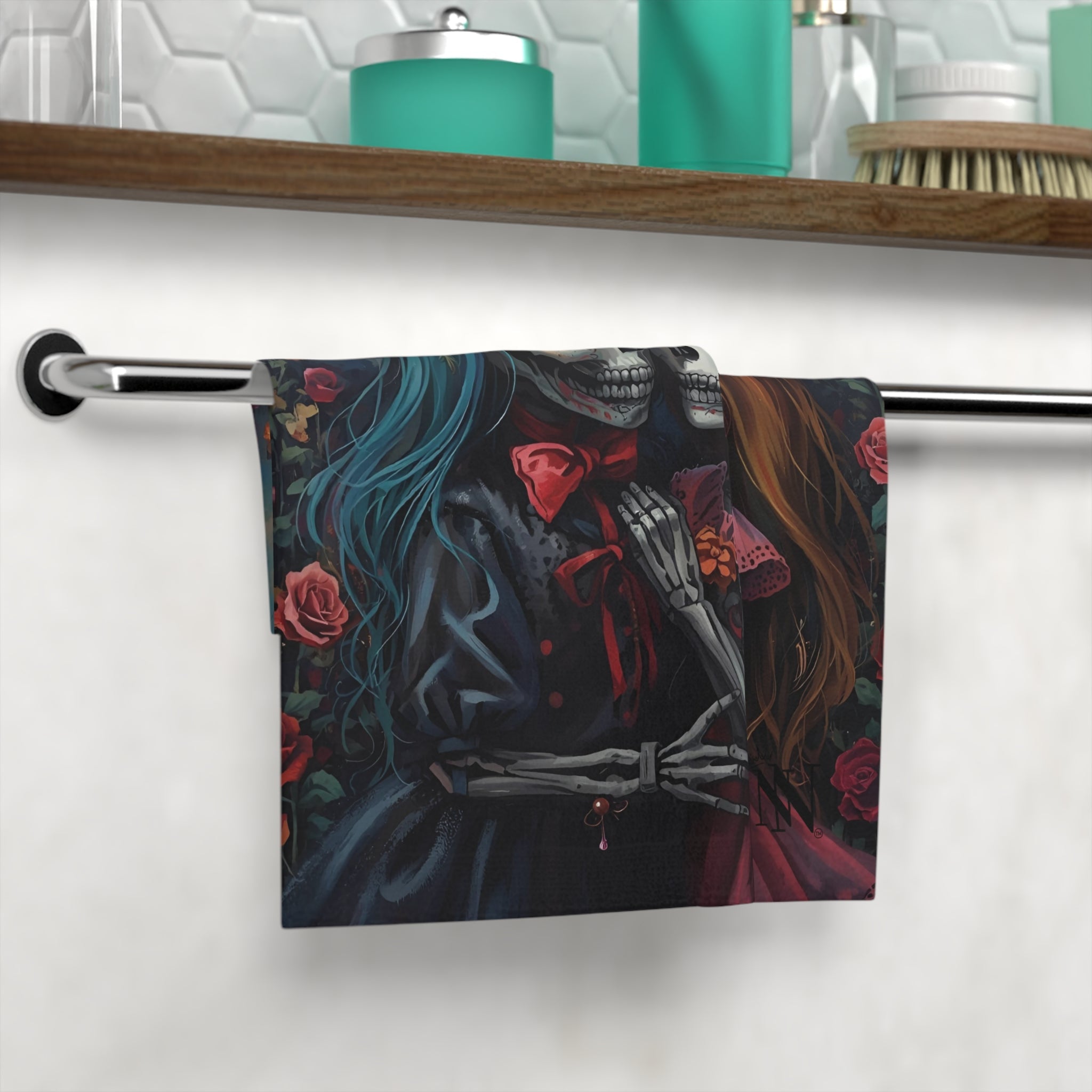 Traditional El Día de los Muertos Dolls | Mix & Match Lils’ Fun-Flirty Lovers’ Towels