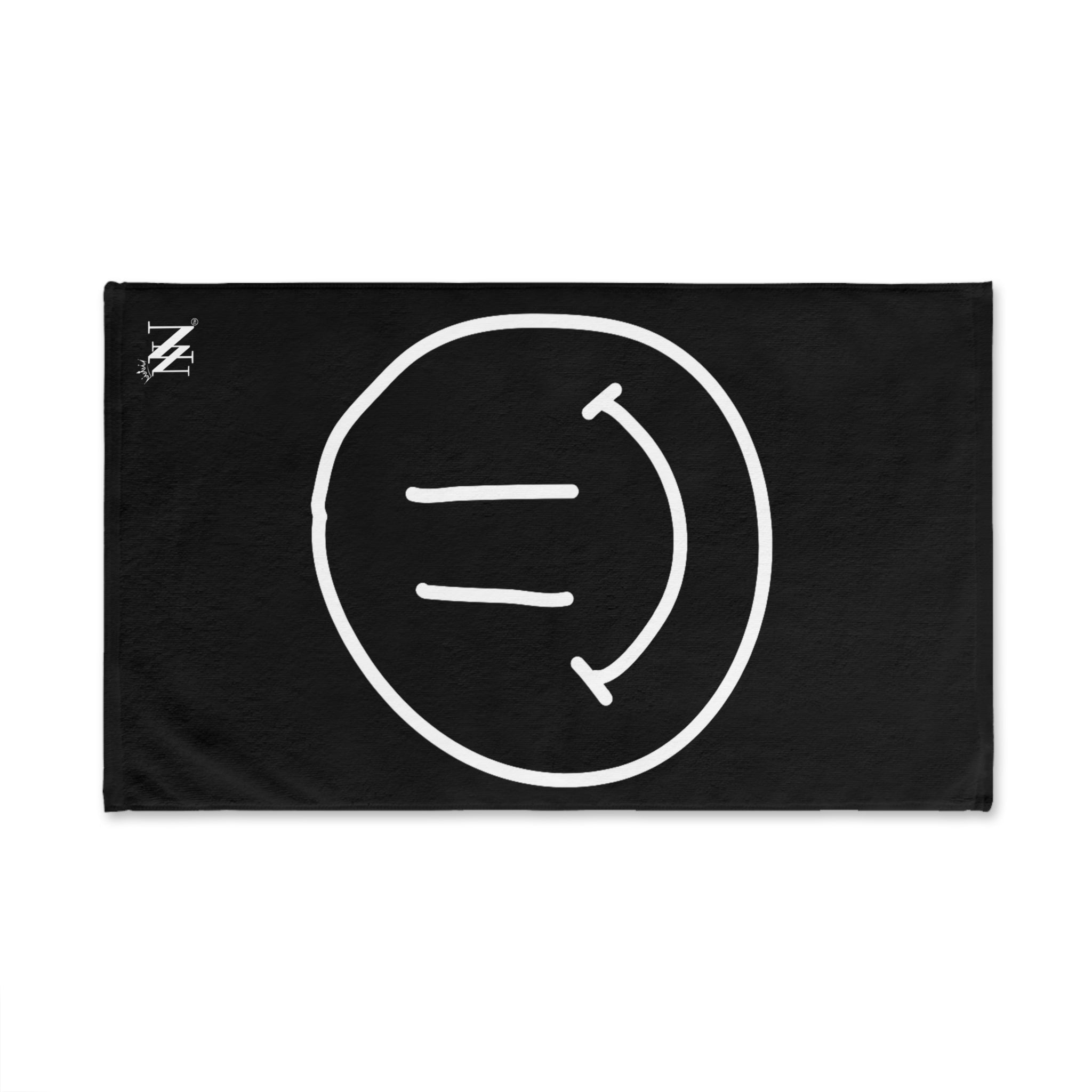 Happy Smiling Emoji Black | Mix & Match Classic Fun-Flirty Loversâ Towels