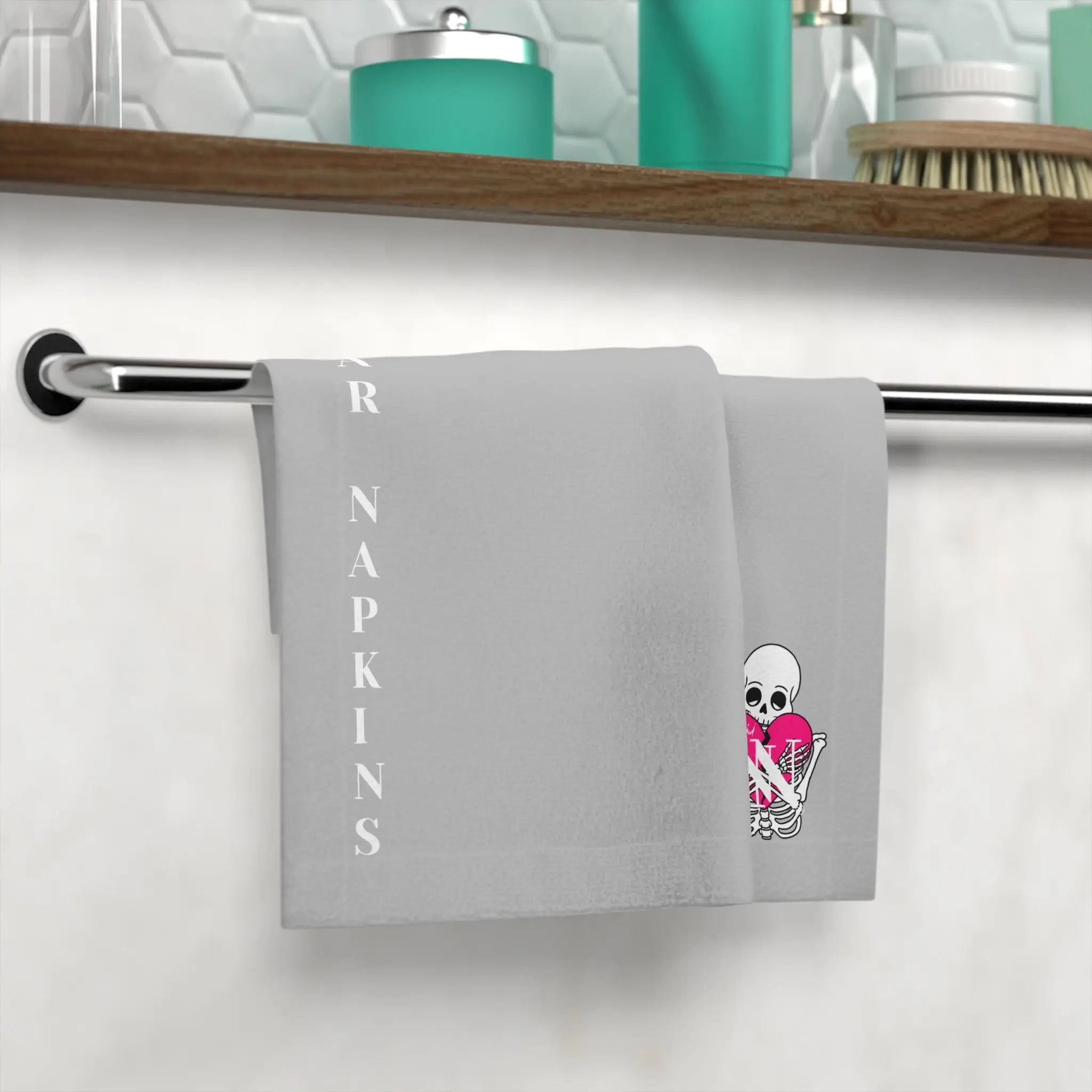Nectar Napkins Brand Silver | Nectar Napkins Lils’ Fun-Flirty Lovers’ Towels