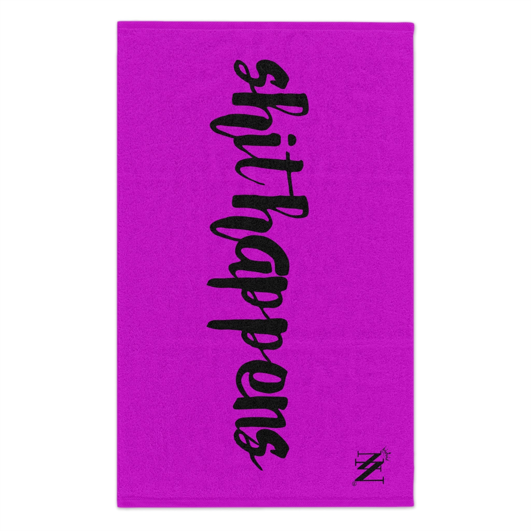 Shit Happens Bright Purple | Mix & Match Soft Fun-Flirty Lovers’ Towels