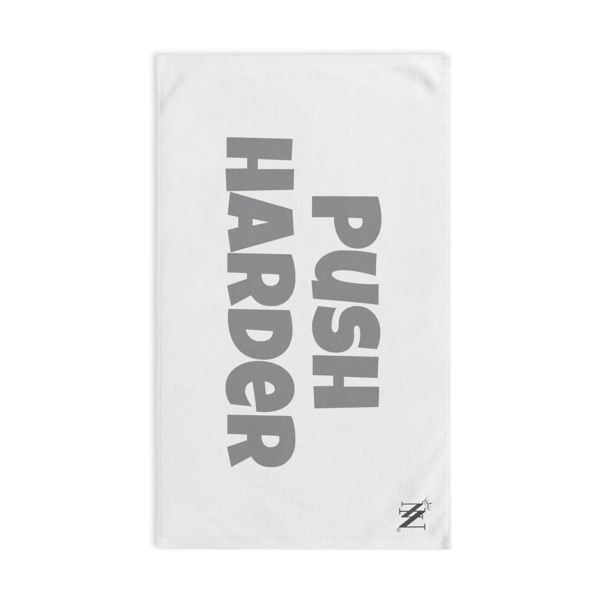 Push Harder Grey | Mix & Match Original Fun-Flirty Lovers’ Towels