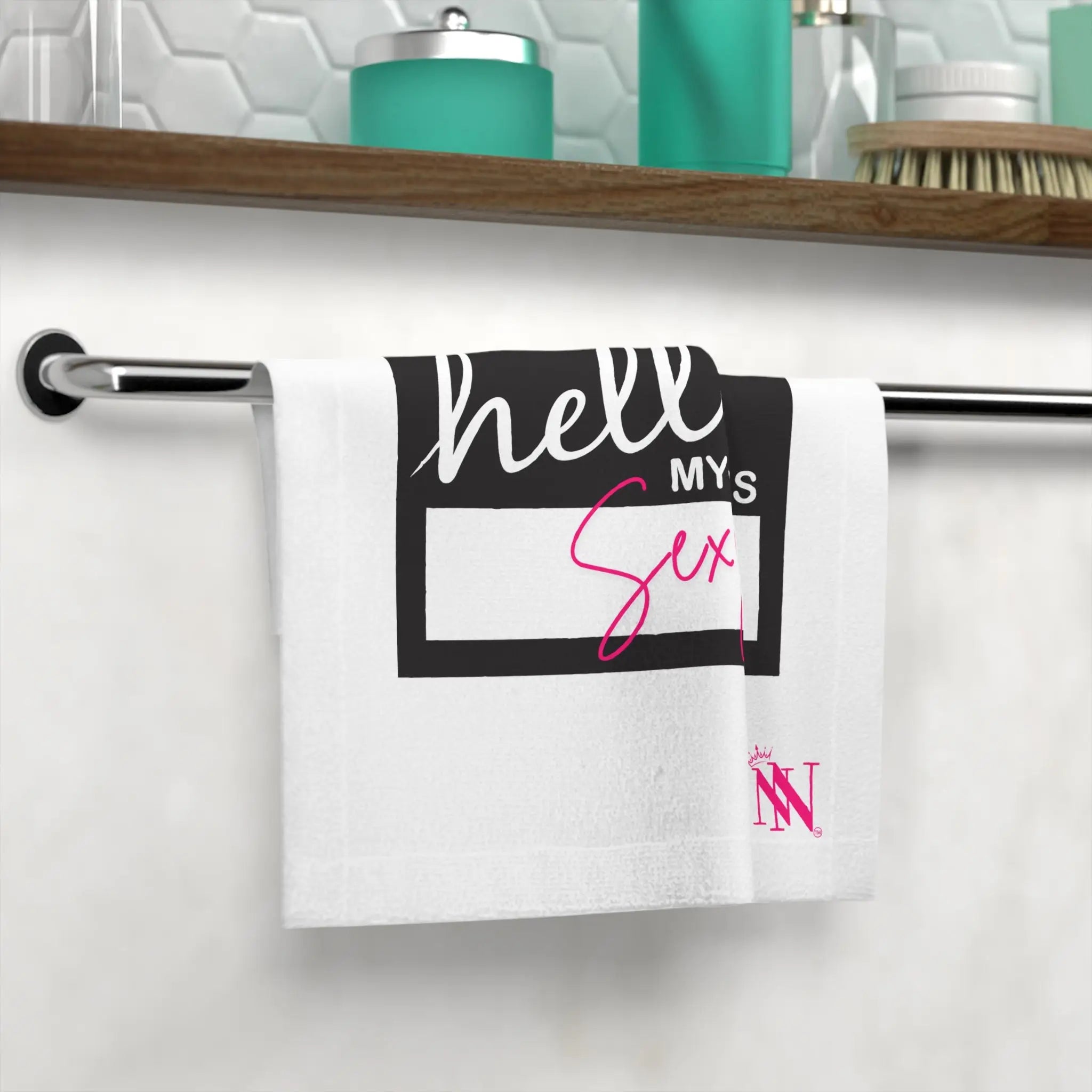 Hello My Name Is Sexy Tag | Mix & Match Lils’ Fun-Flirty Lovers’ Towels