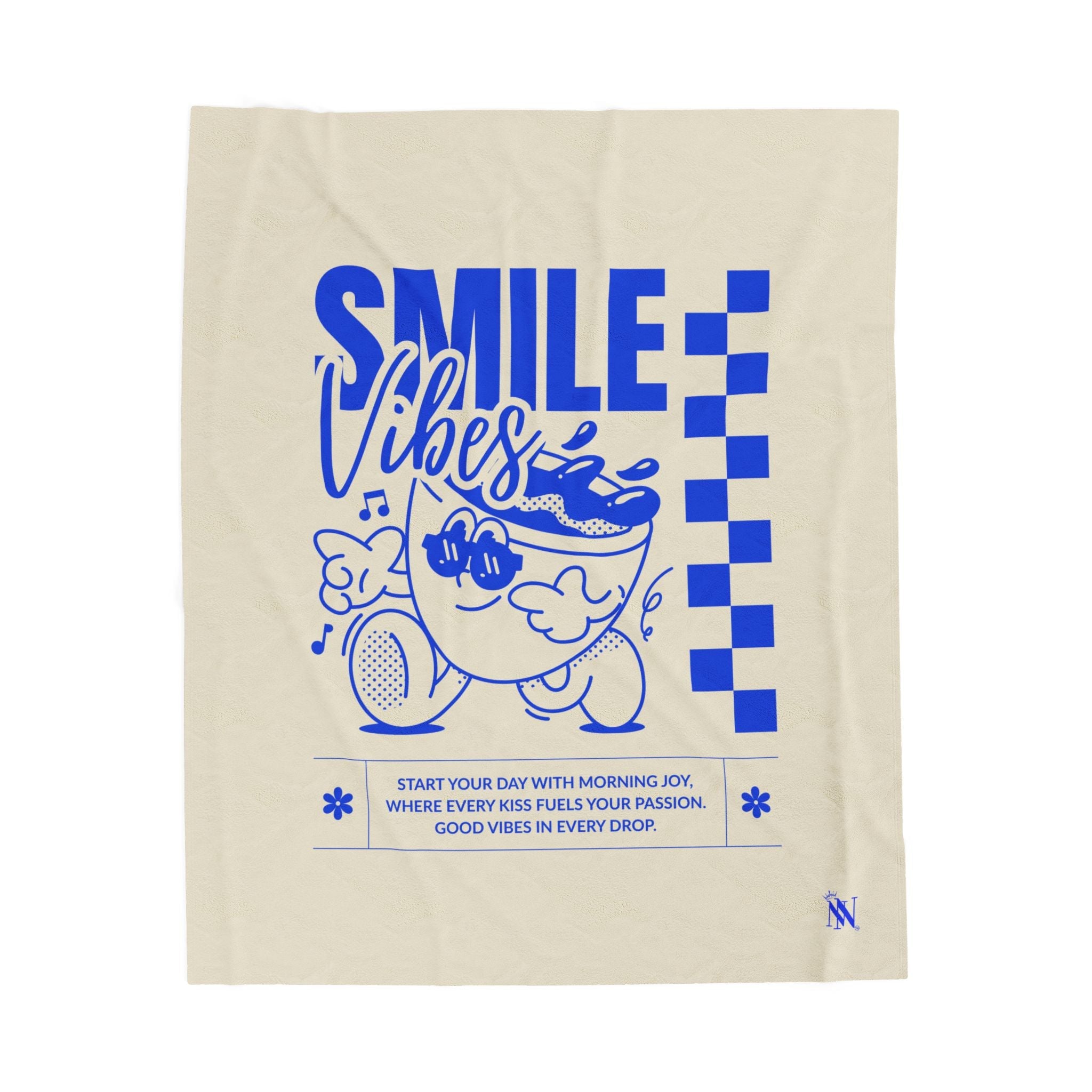 Smile Vibes | Mix & Match Velveteen Fun-Flirty Lovers’ Blankets