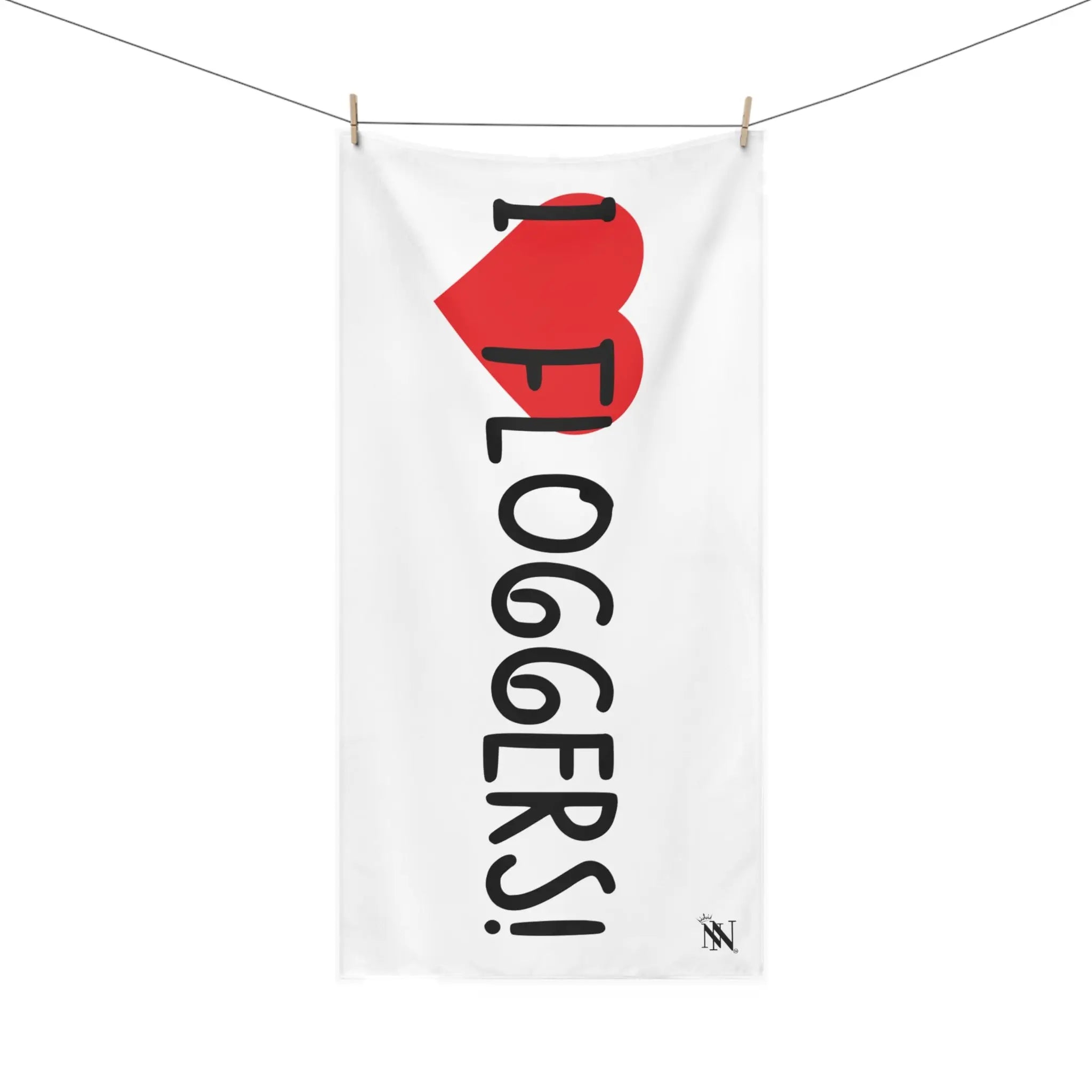 I Love Floggers! | Mix & Match Naughty XL Fun-Flirty Lovers’ Towelsh