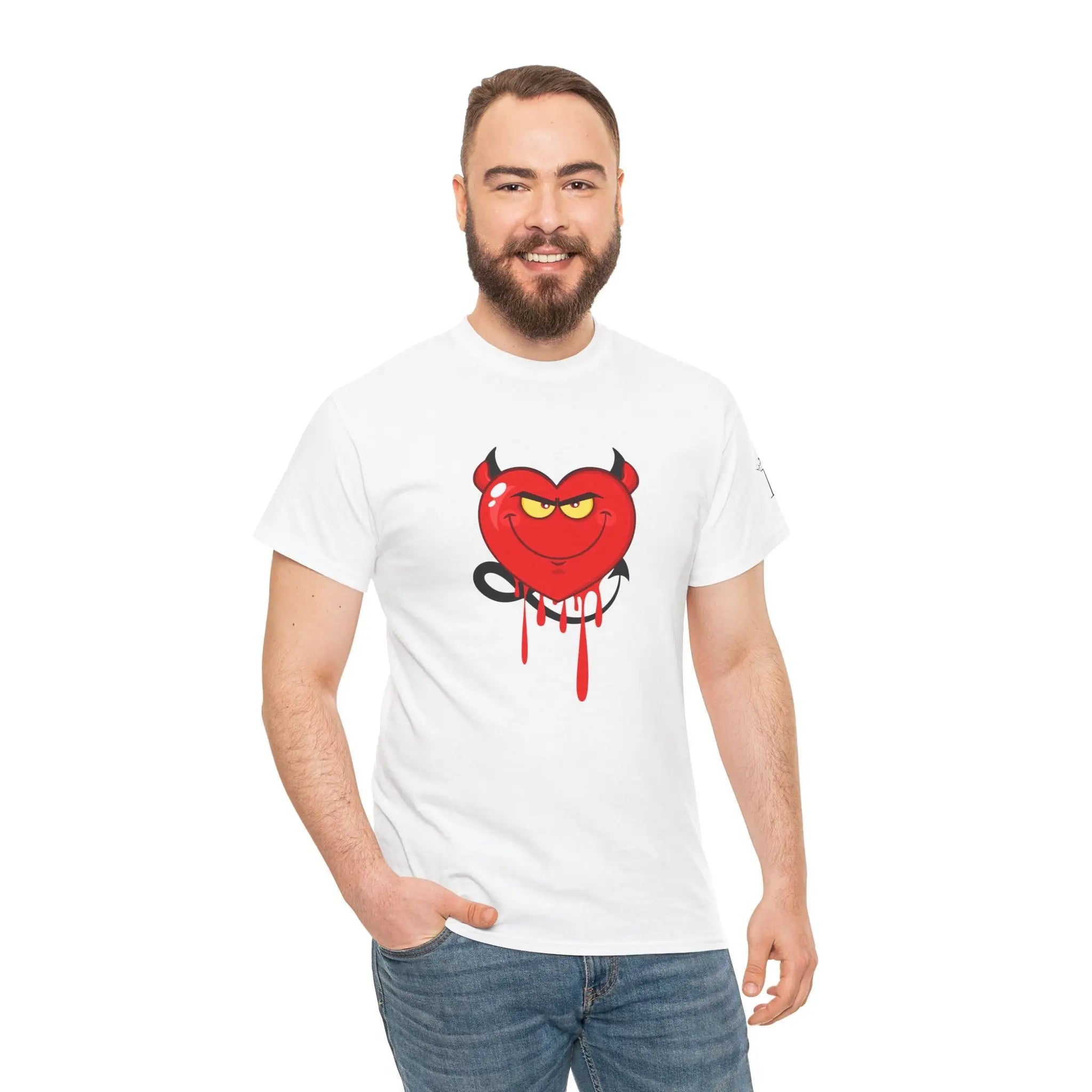 Slippery Little Devil | Mix & Match Cotton Unisex Fun-Flirty Loversβ T-Shirts